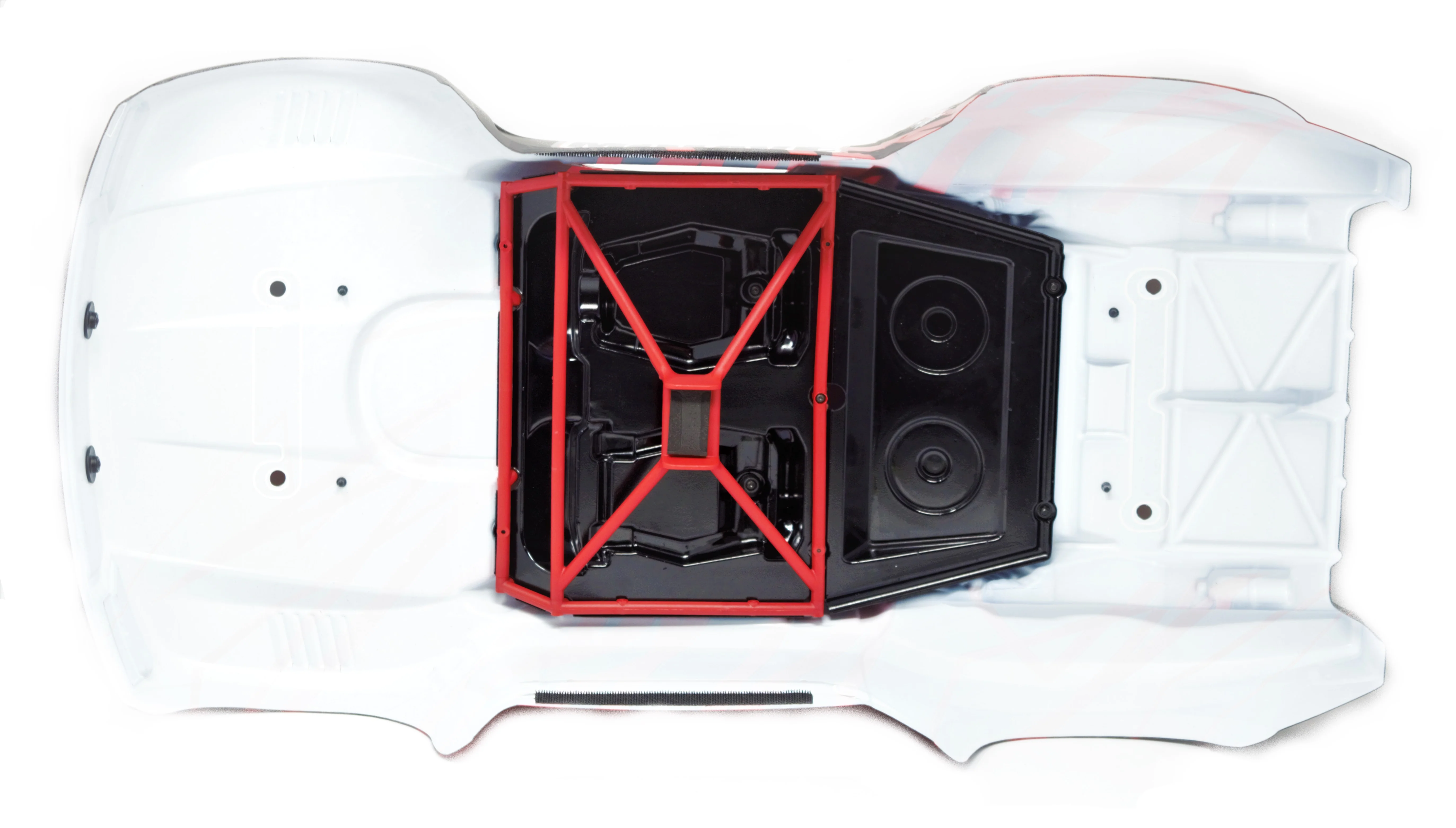 Arrma MOJAVE 6s BLX V2 - Body Shell (RED Black cover & Interior roll cage ARA7604V2 - Image 2