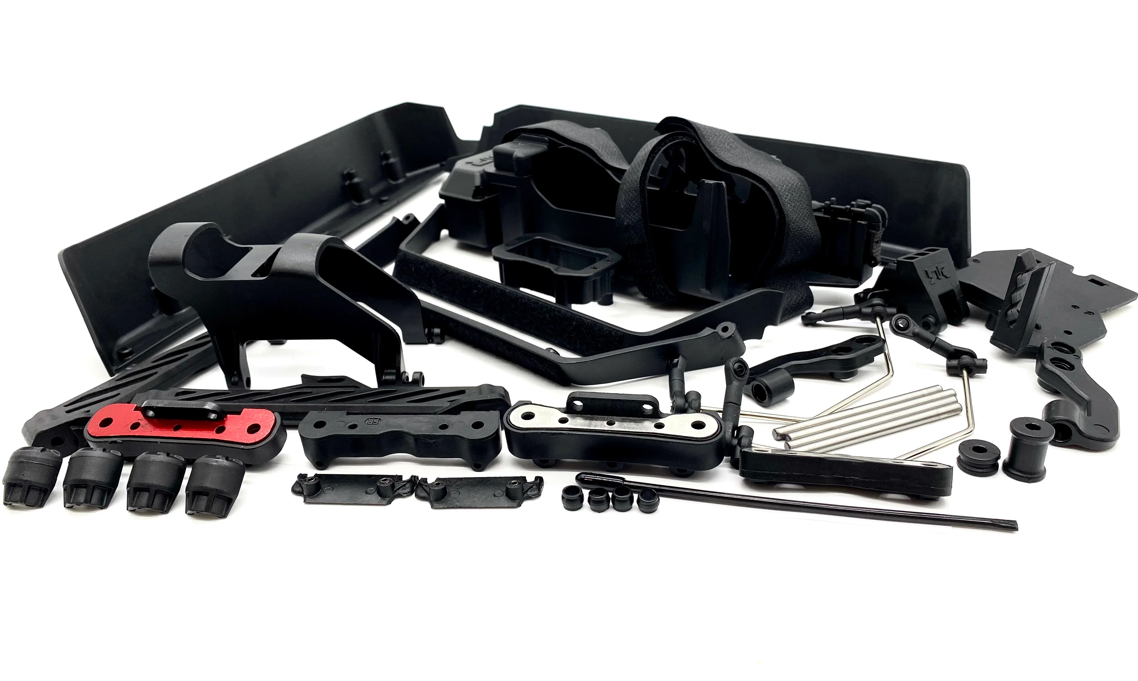 Arrma MOJAVE 6s BLX V2 - Side Guards, Battery Tray, Roll Tower, Chassis Braces ARA7604V2 - Image 2