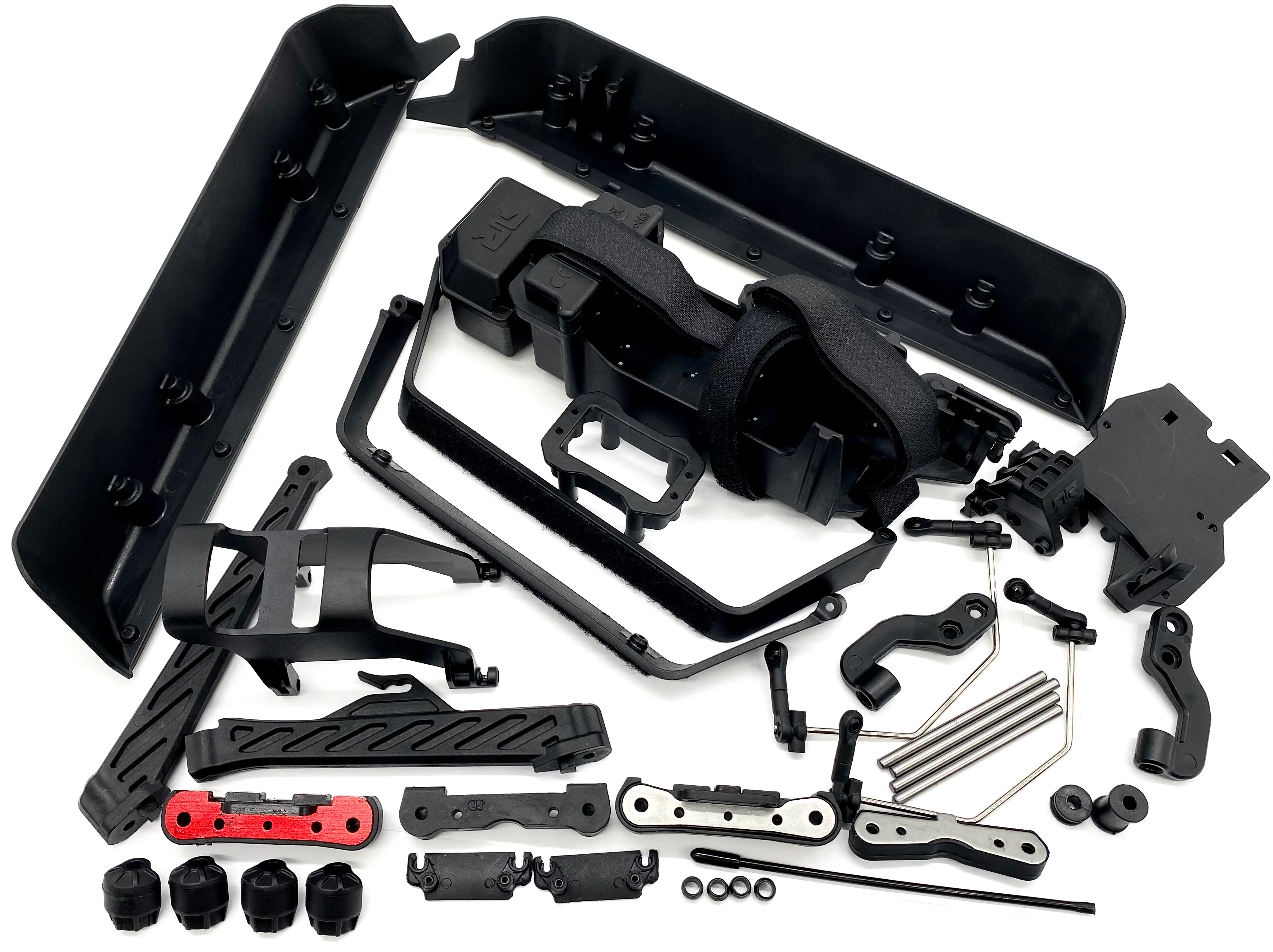 Arrma MOJAVE 6s BLX V2 - Side Guards, Battery Tray, Roll Tower, Chassis Braces ARA7604V2 - Image 3