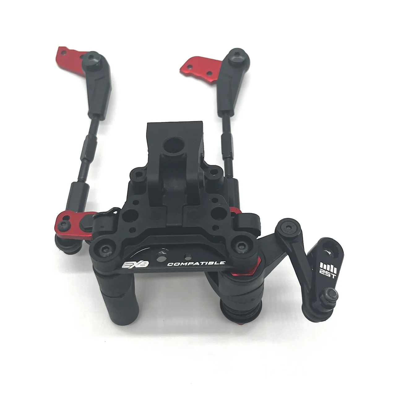 Arrma MOJAVE 6s BLX V2 - STEERING Set 25t Servo Horn bellcrank top plate rack ARA7604V2