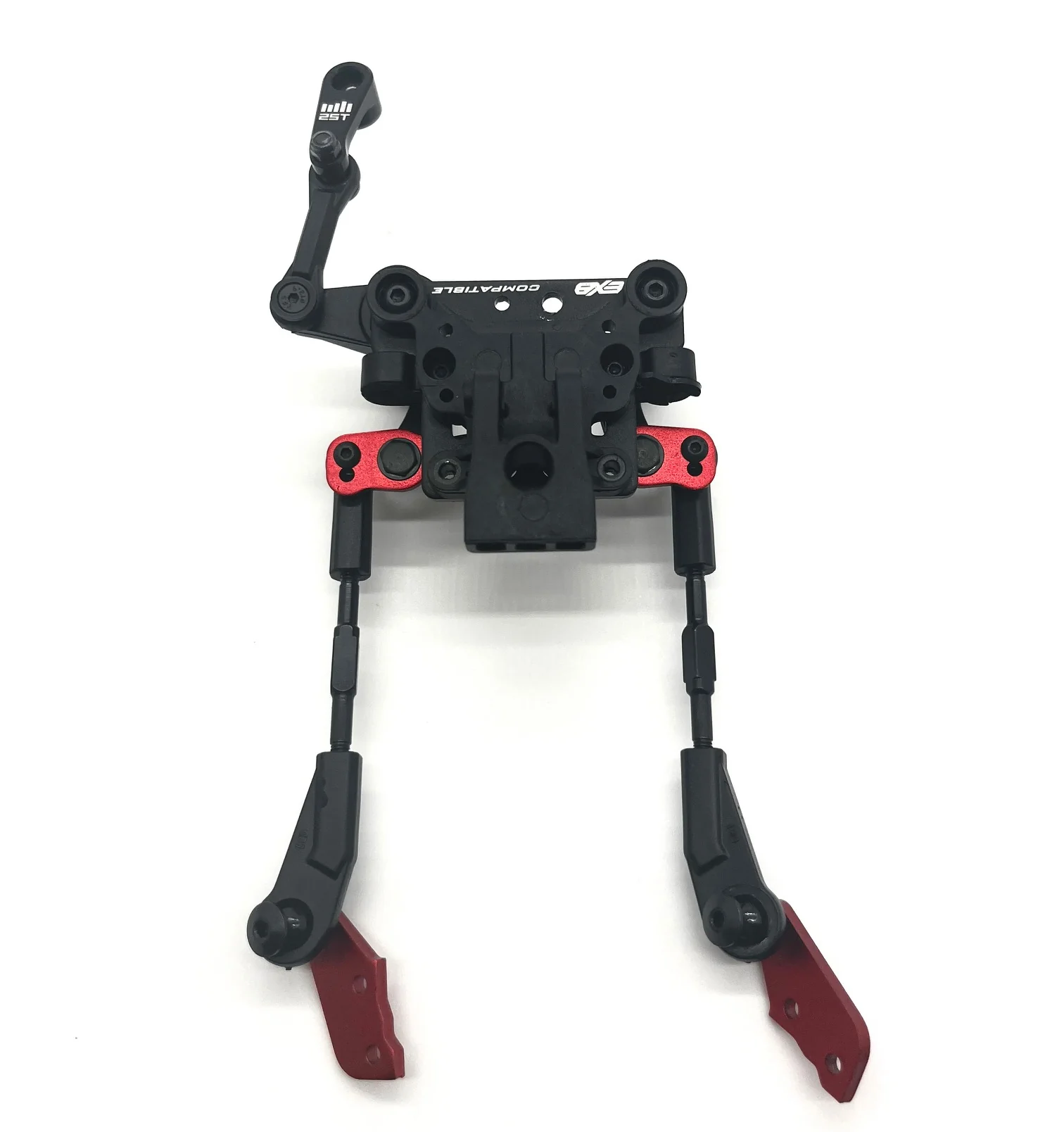 Arrma MOJAVE 6s BLX V2 - STEERING Set 25t Servo Horn bellcrank top plate rack ARA7604V2 - Image 2