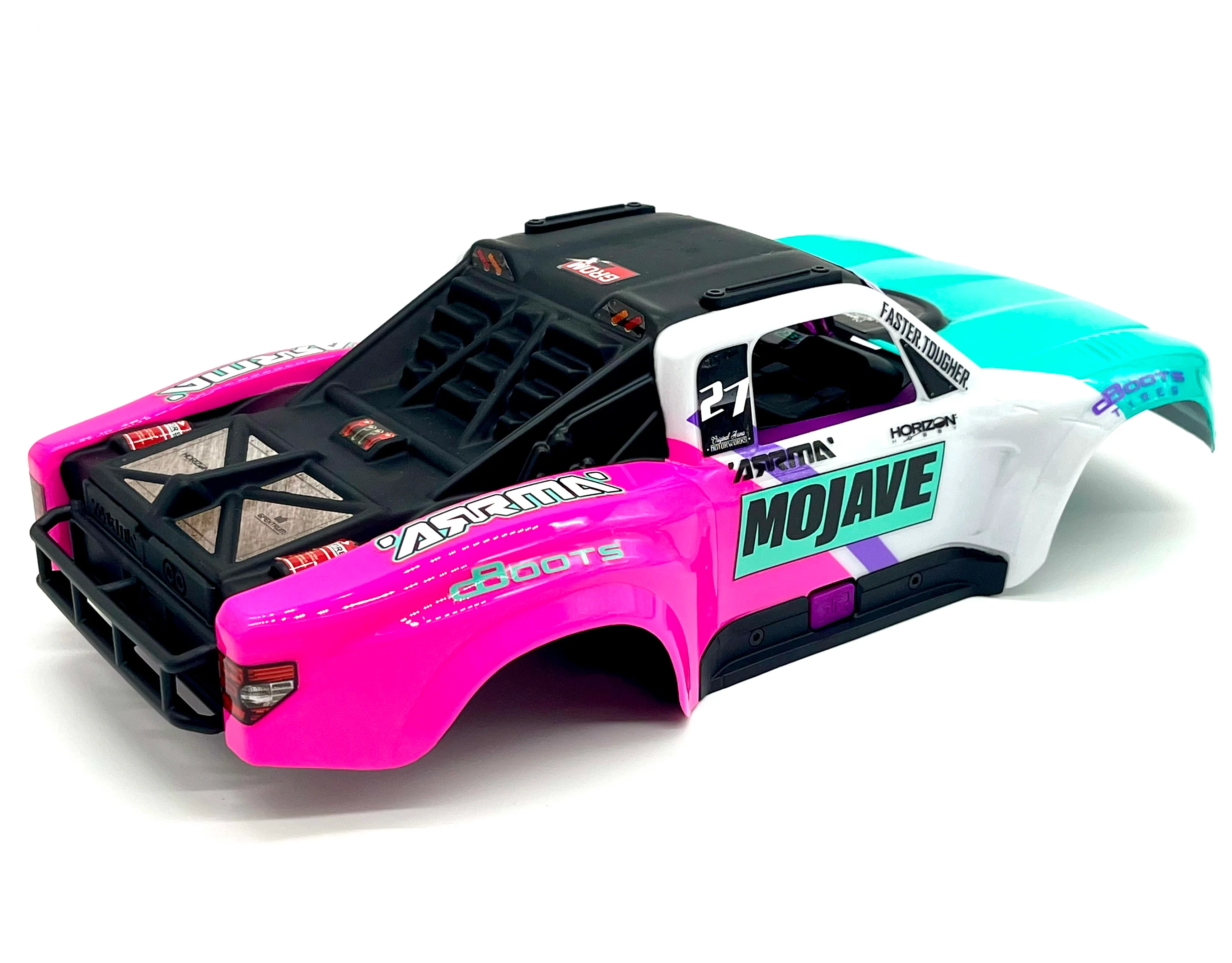 Arrma MOJAVE GROM BLX 223s - Body Shell (Pink Teal purple cover 4x4 ARA2304 - Image 2