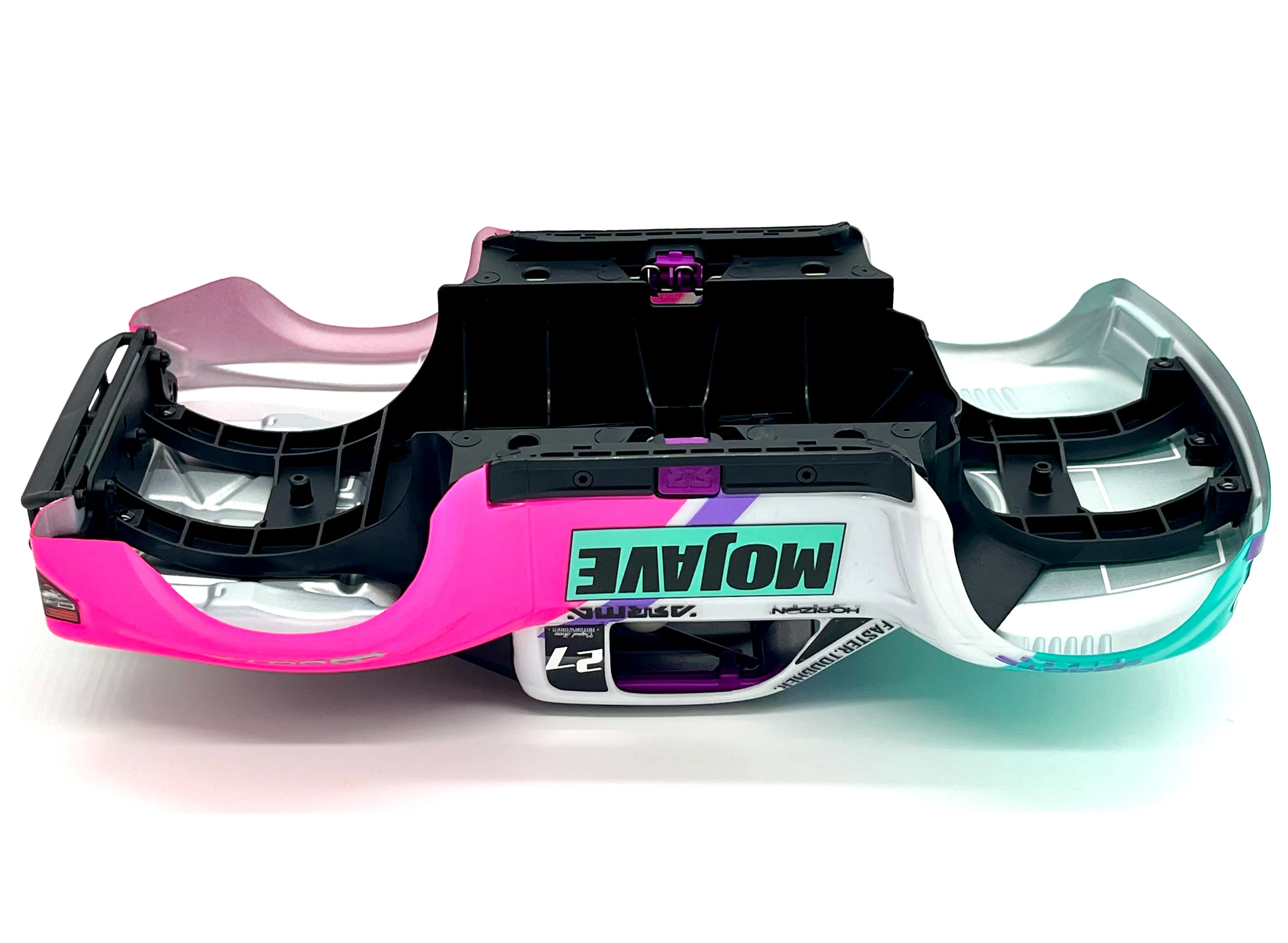 Arrma MOJAVE GROM BLX 223s - Body Shell (Pink Teal purple cover 4x4 ARA2304 - Image 3