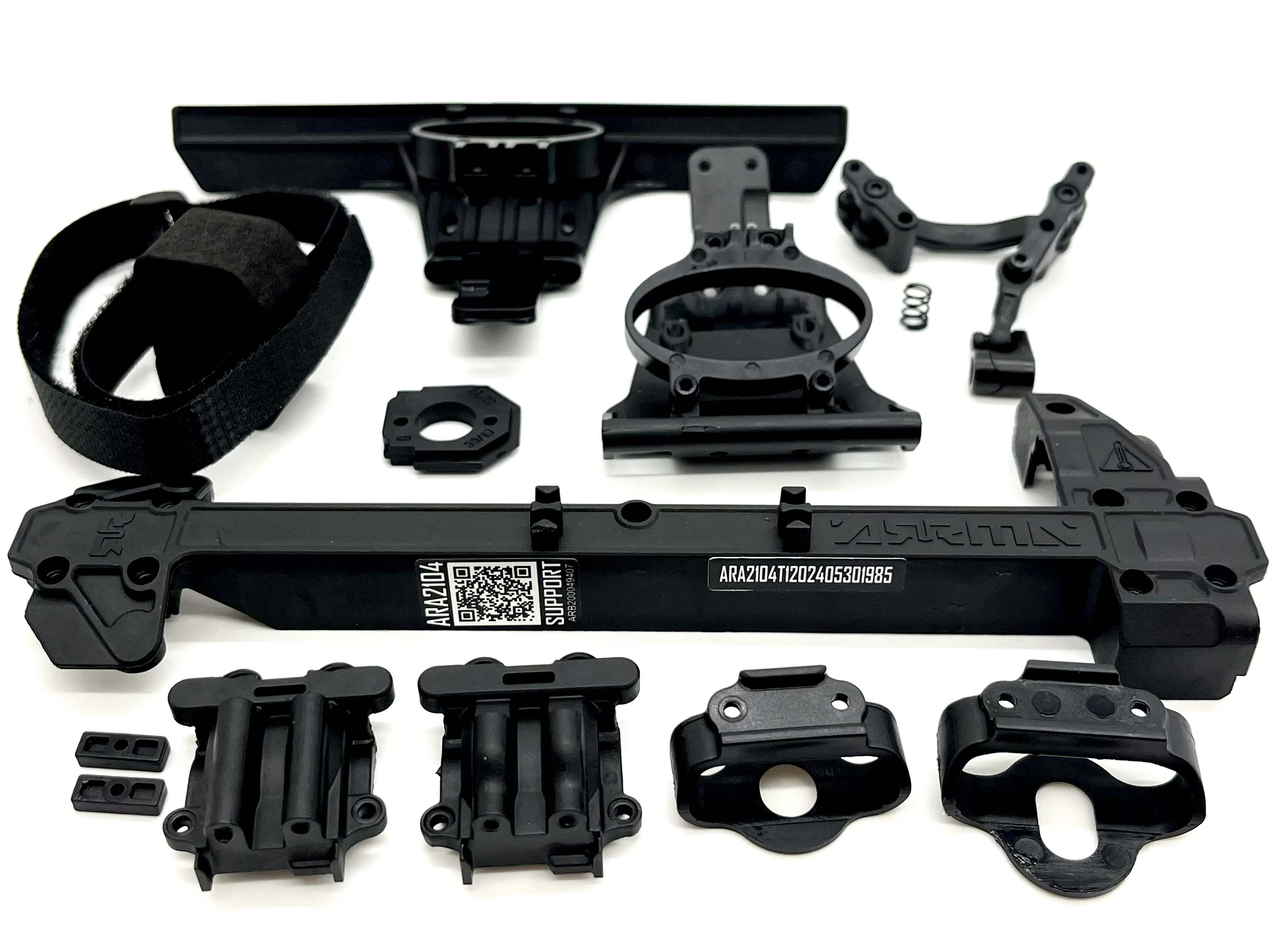 Arrma MOJAVE GROM BLX 223s - BUMPERS, top deck strap 4x4 ARA2304