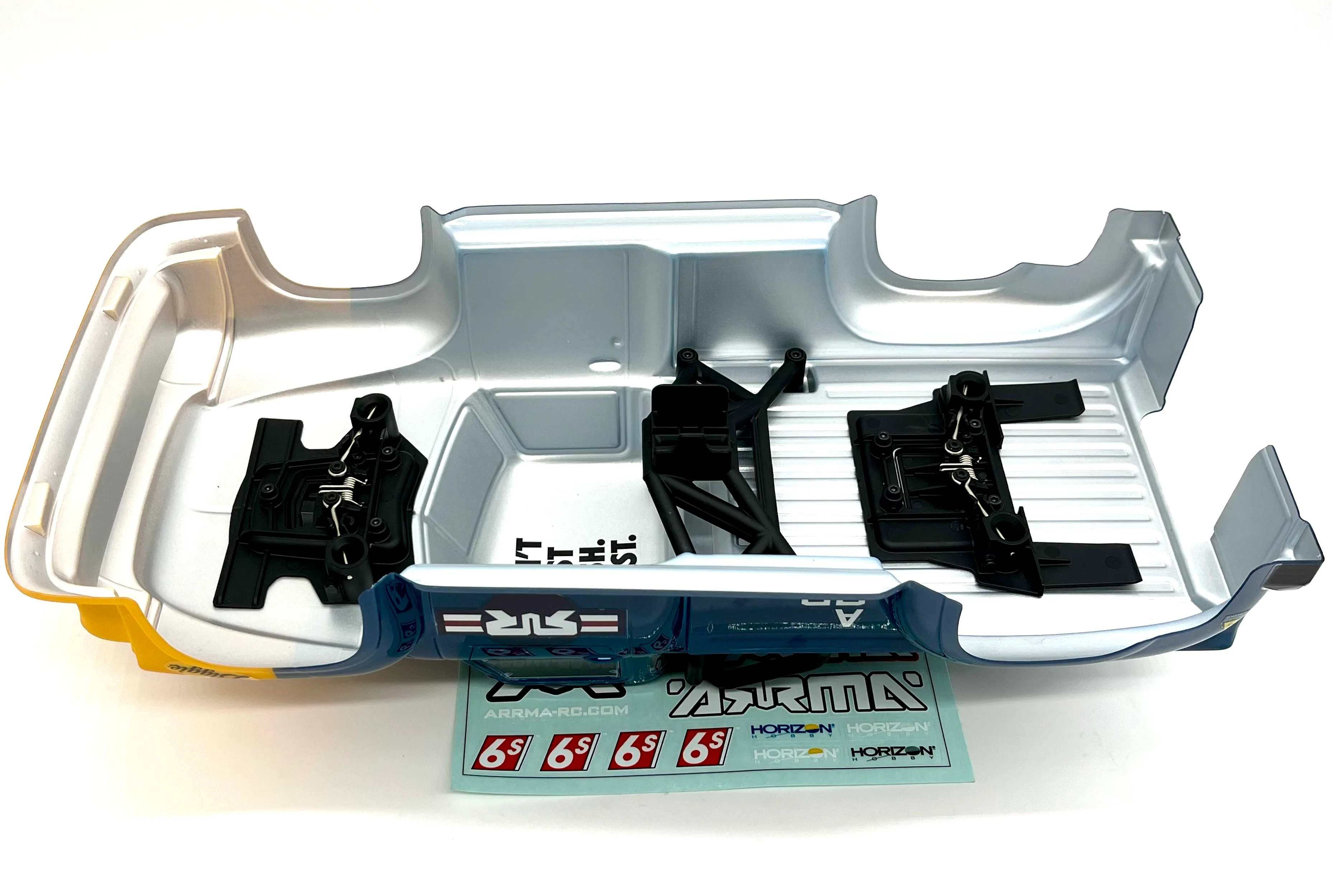 Arrma NOTORIOUS 6s V6 BLX - Body Shell (BLUE polycarbonate outcast cover ARA8611V6 - Image 4