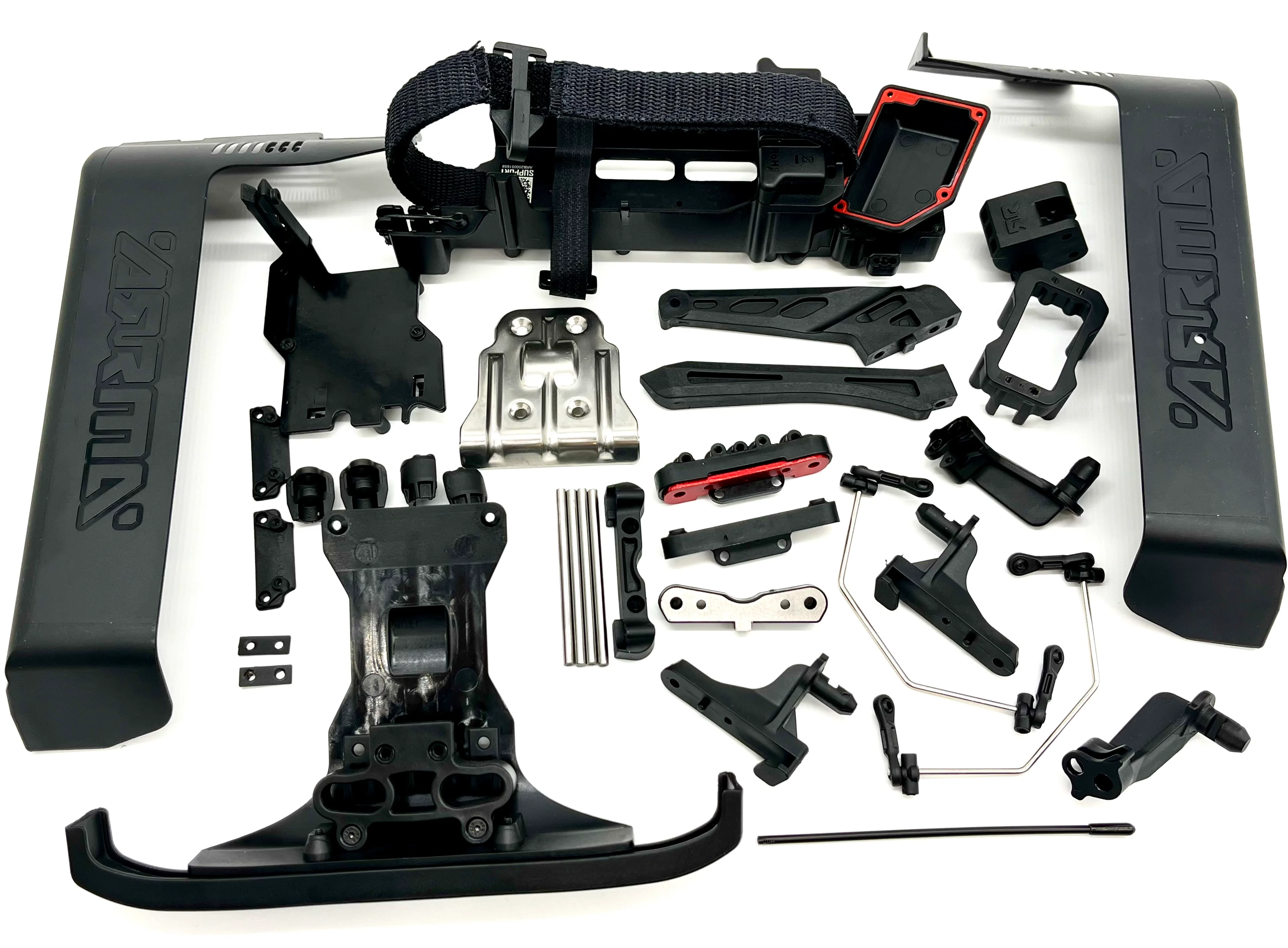 Arrma NOTORIOUS 6s V6 BLX - Side Guards, Battery Tray, Chassis Braces ARA8611V6 - Image 3