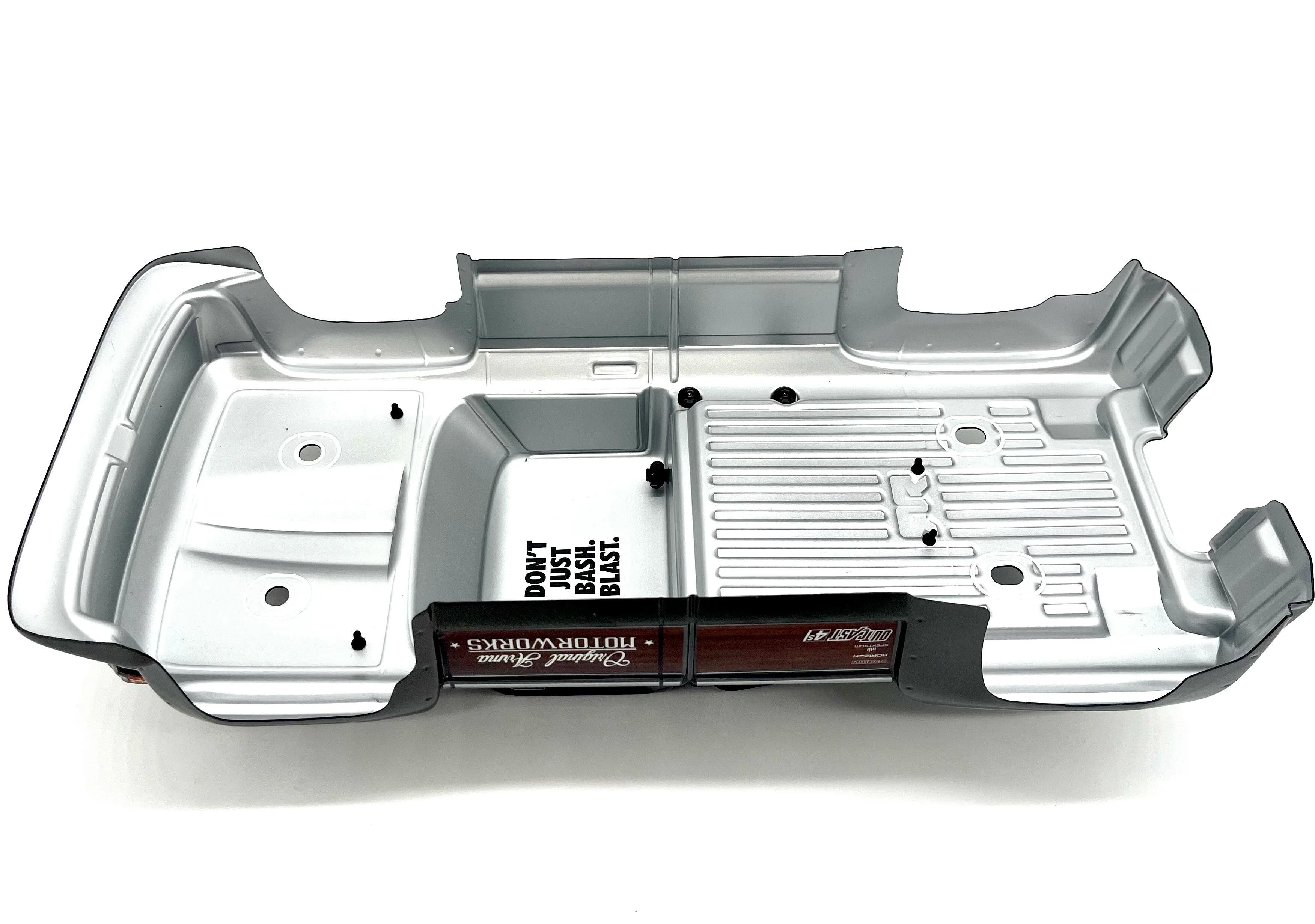 Arrma OUTCAST 4s 4x4 - Body Shell GUNMETAL polycarbonate cover, rollbar, body pins ARA4410V2 - Image 3
