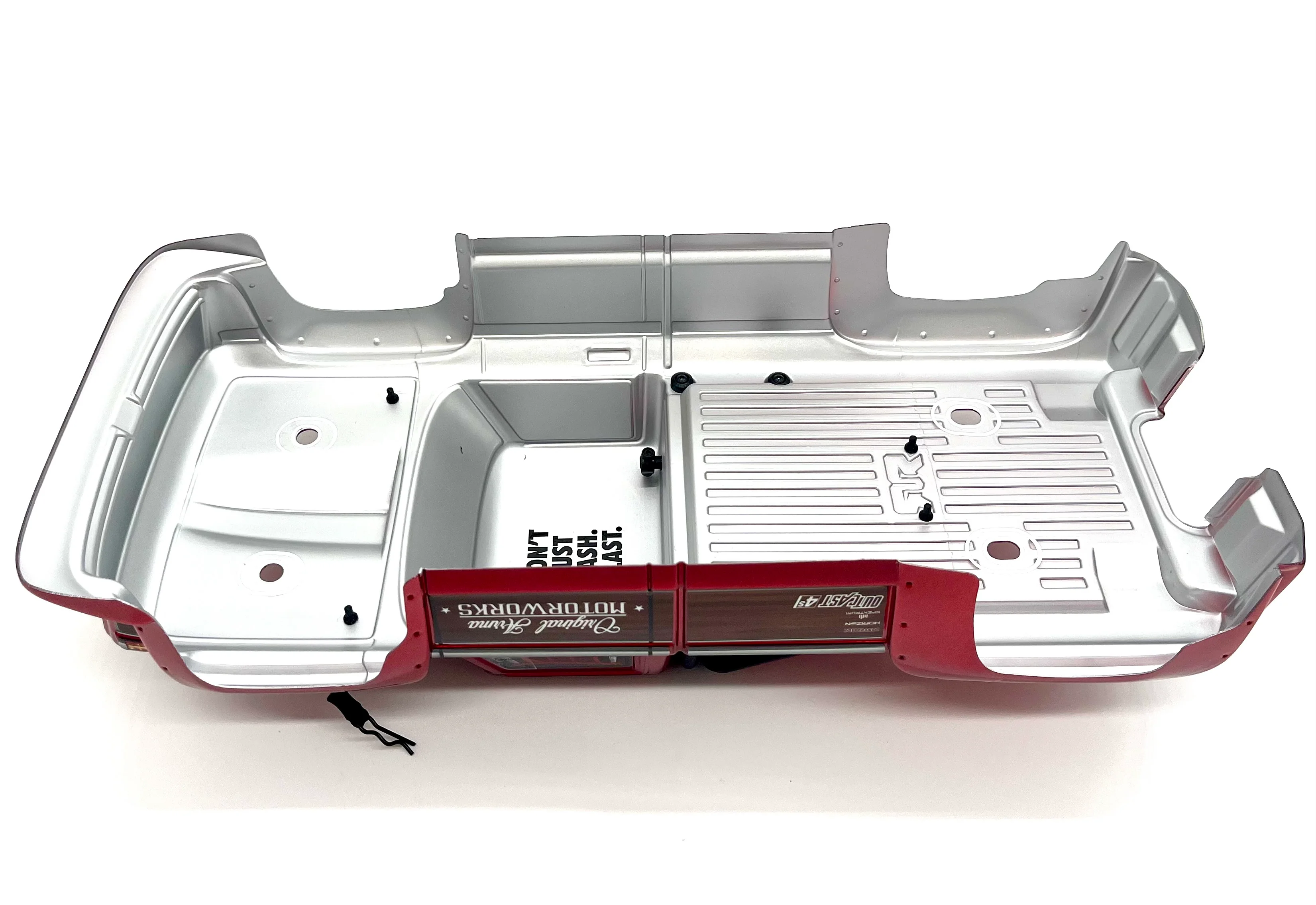 Arrma OUTCAST 4s 4x4 - Body Shell RED polycarbonate cover, rollbar, body pins ARA4410V2 - Image 3