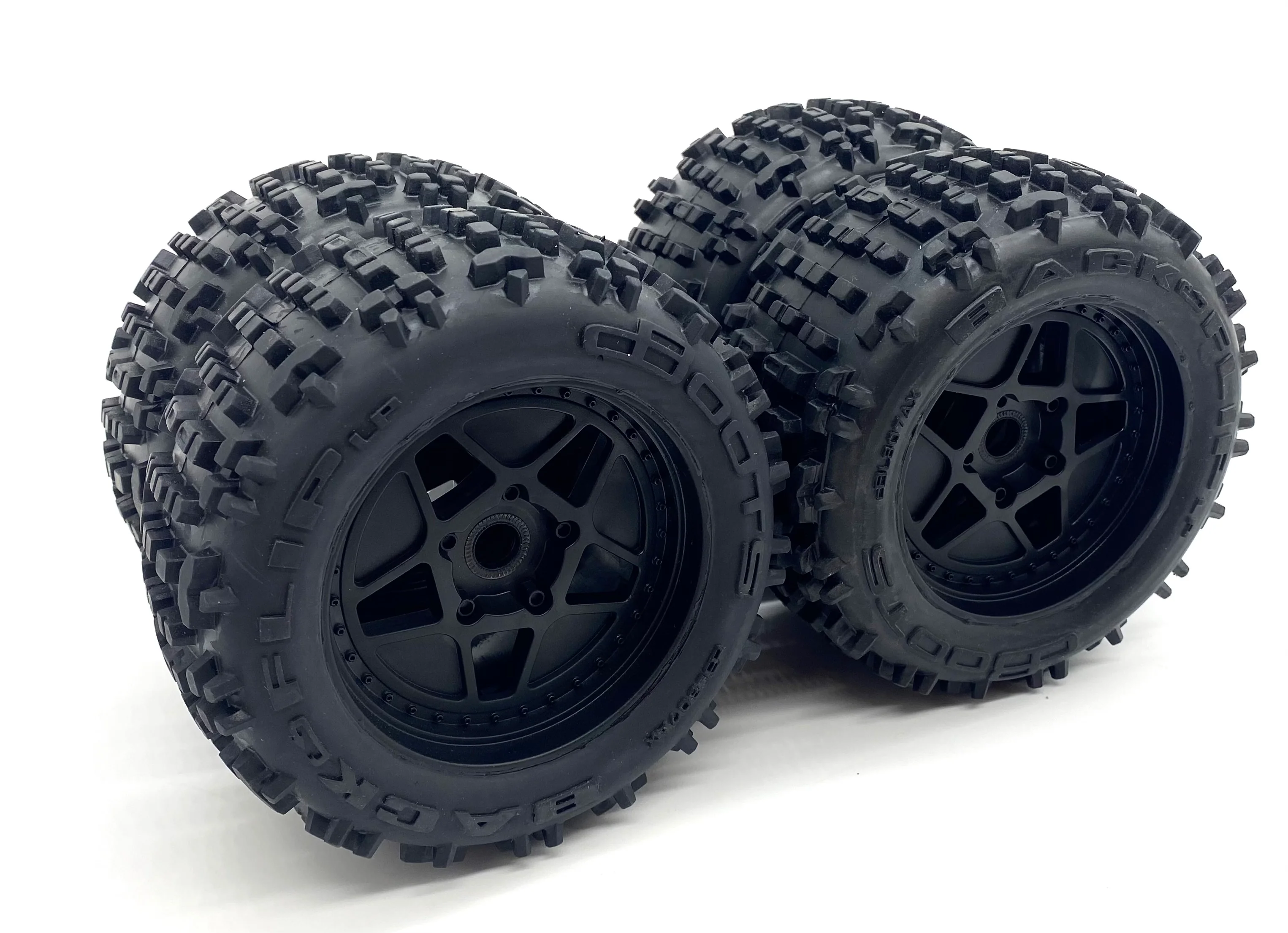 Arrma OUTCAST 4s 4x4 - TIRES & Wheels (tyres dBoots Backflip LP Front/Rear ARA4410V2 - Image 3