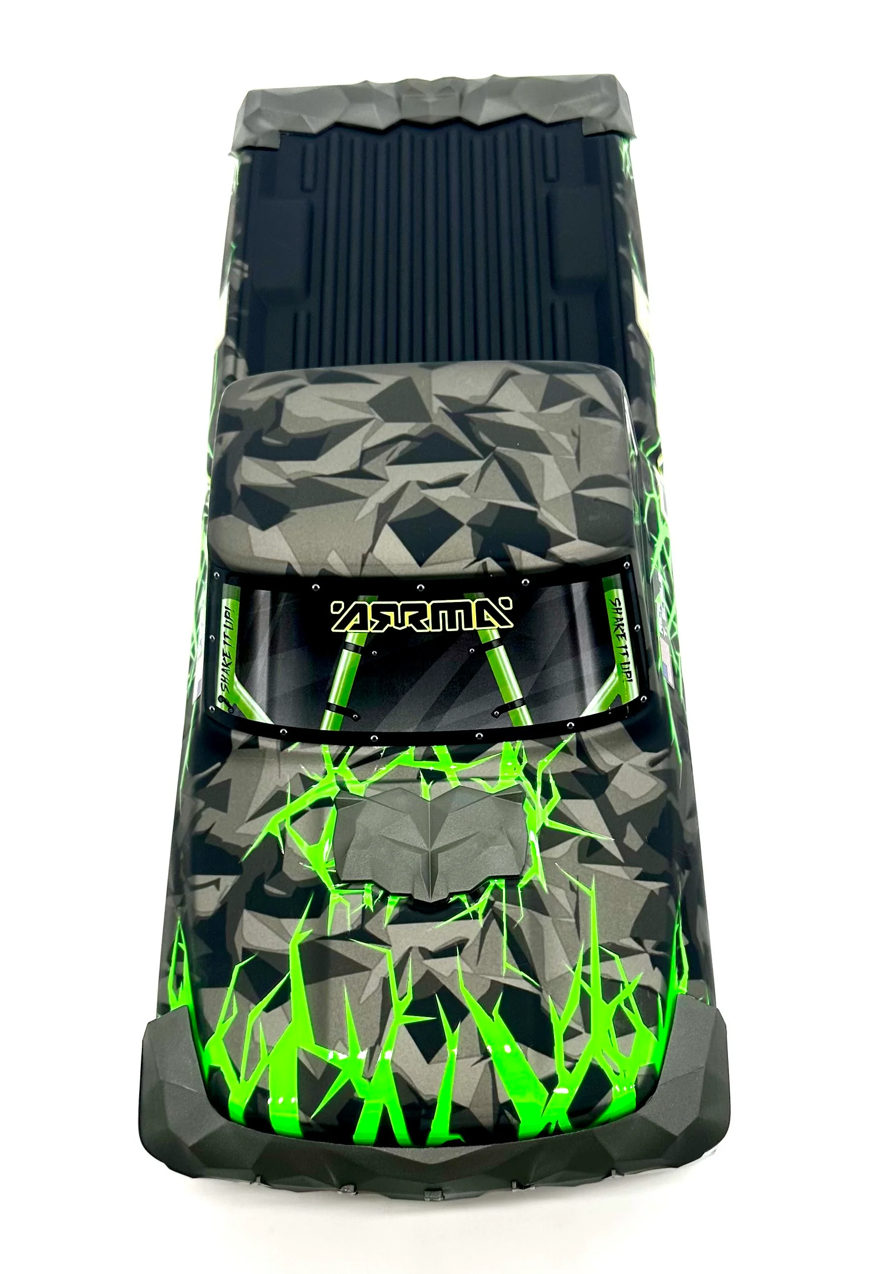 Arrma QUAKE 2wd - BODY (Green) assembled painted cover shell ARA3537 - Image 4