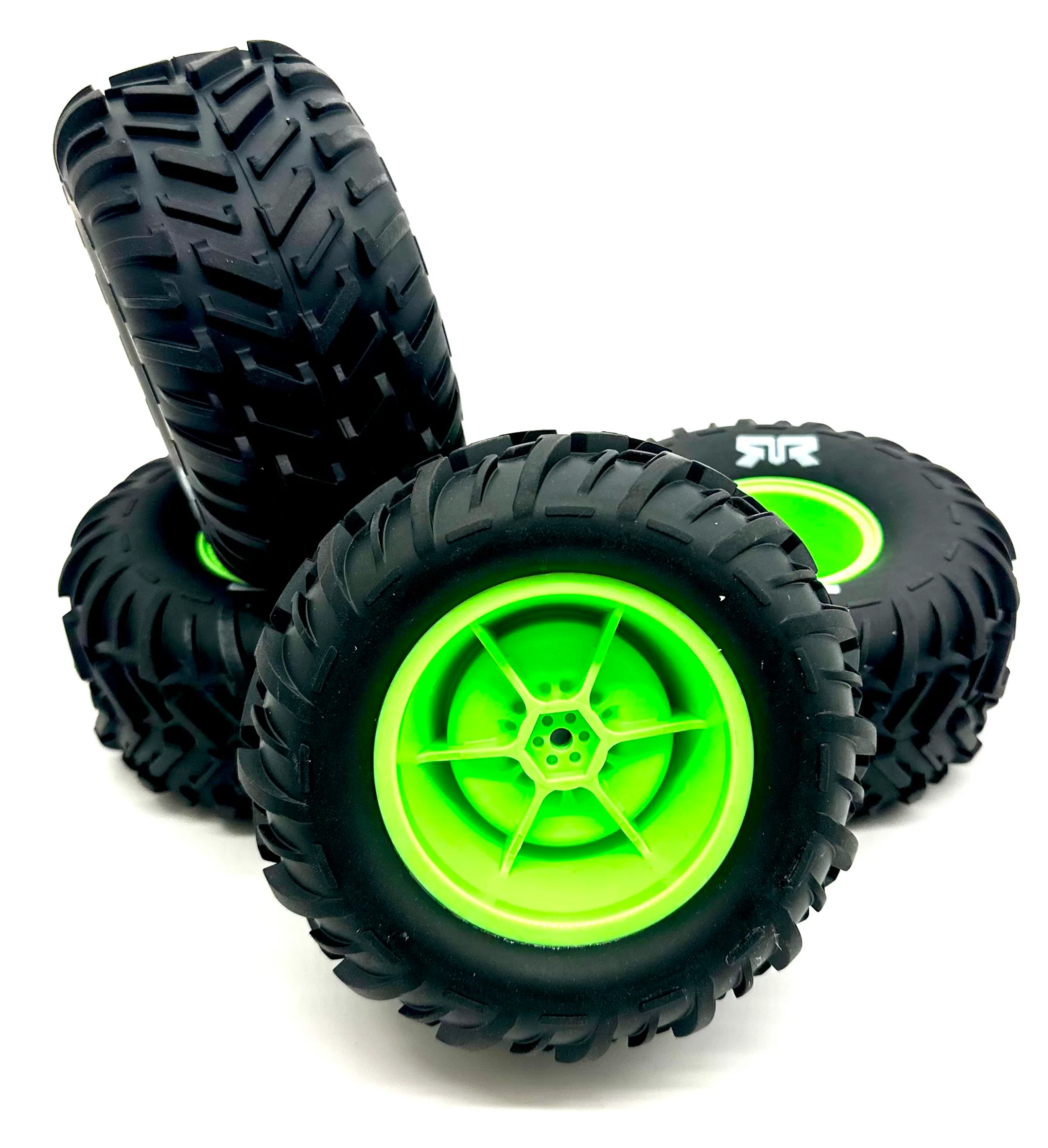 Arrma QUAKE 2wd - Tires (Green) DBOOTS Cut Chevron MT (4) ARA3537 - Image 3