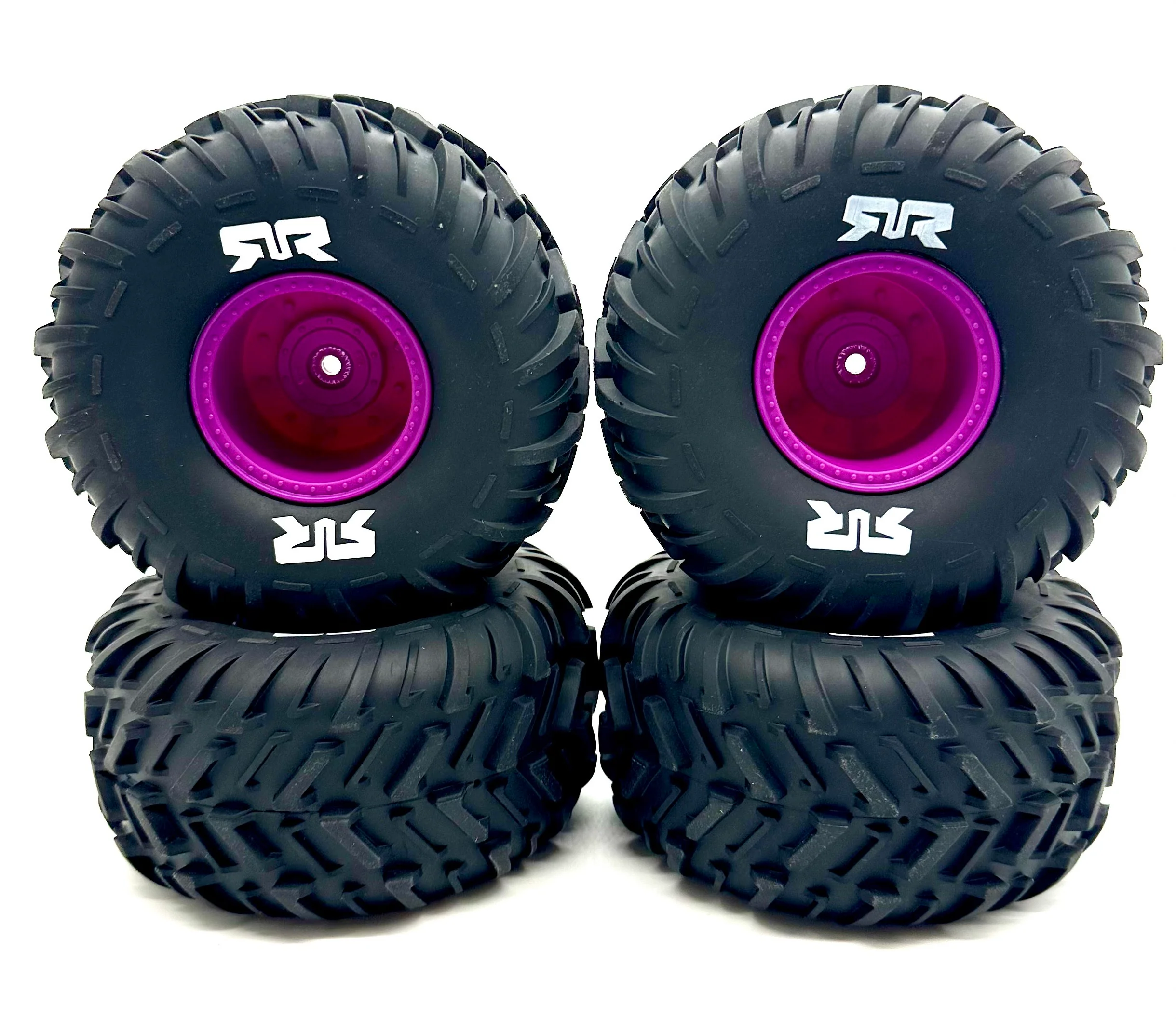 Arrma QUAKE 2wd - Tires (Purple) DBOOTS Cut Chevron MT (4) ARA3537 - Image 2