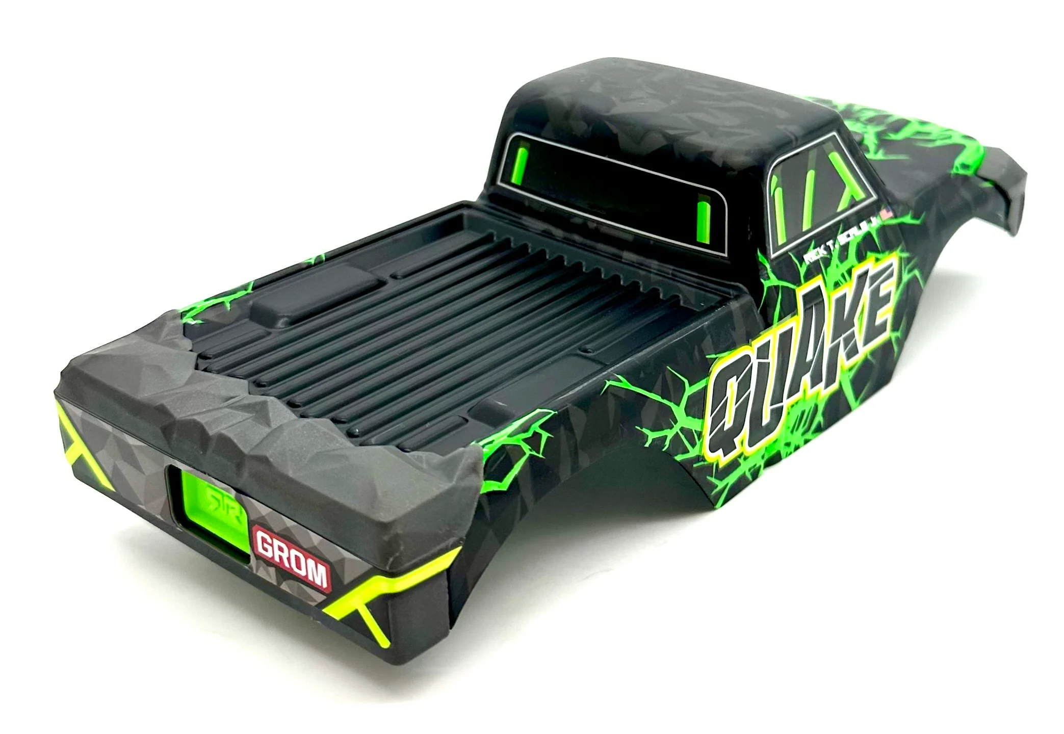 Arrma QUAKE GROM mega 4x4 - Body Shell (GREEN) cover ARA2137 - Image 3