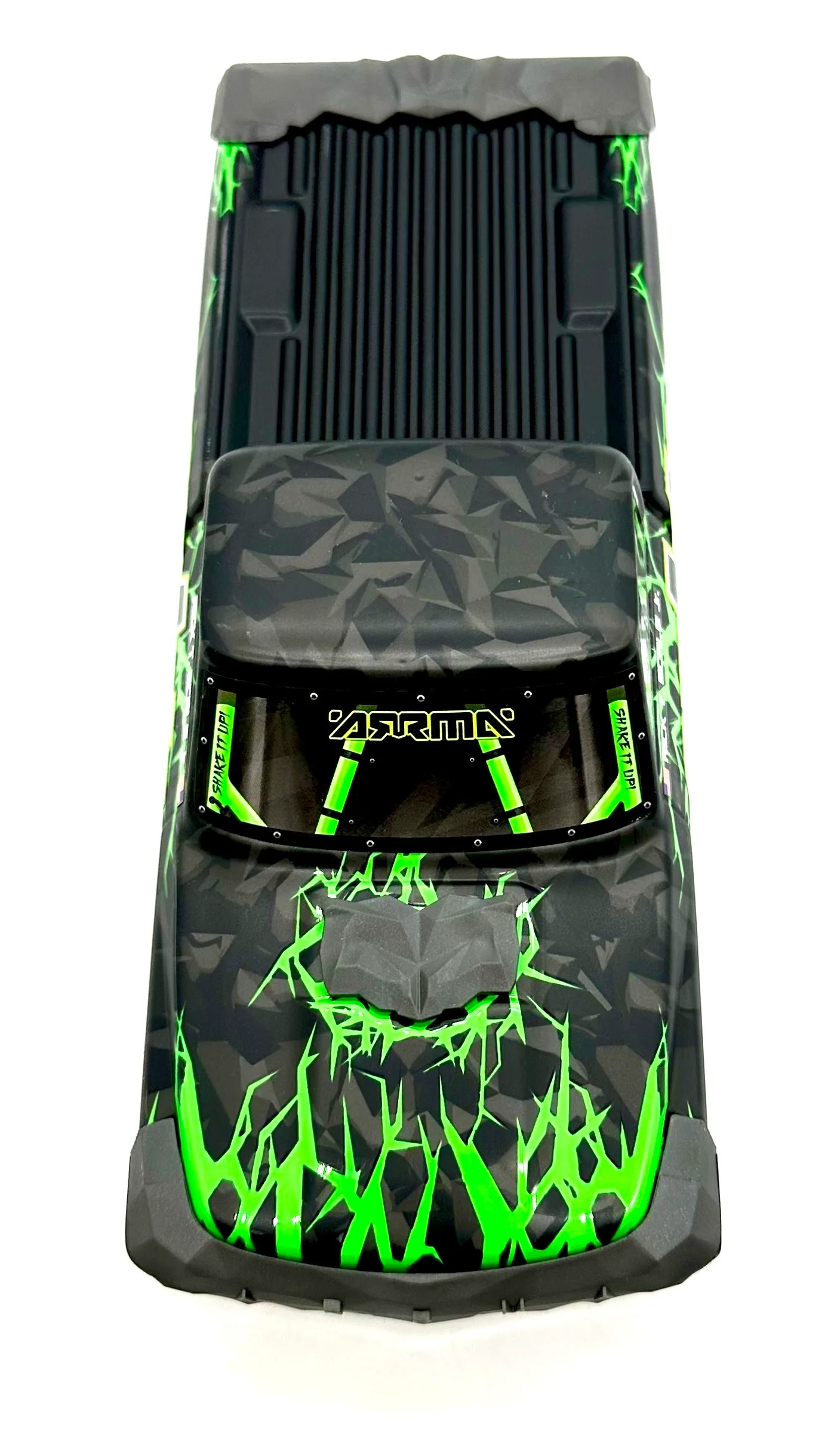 Arrma QUAKE GROM mega 4x4 - Body Shell (GREEN) cover ARA2137 - Image 4