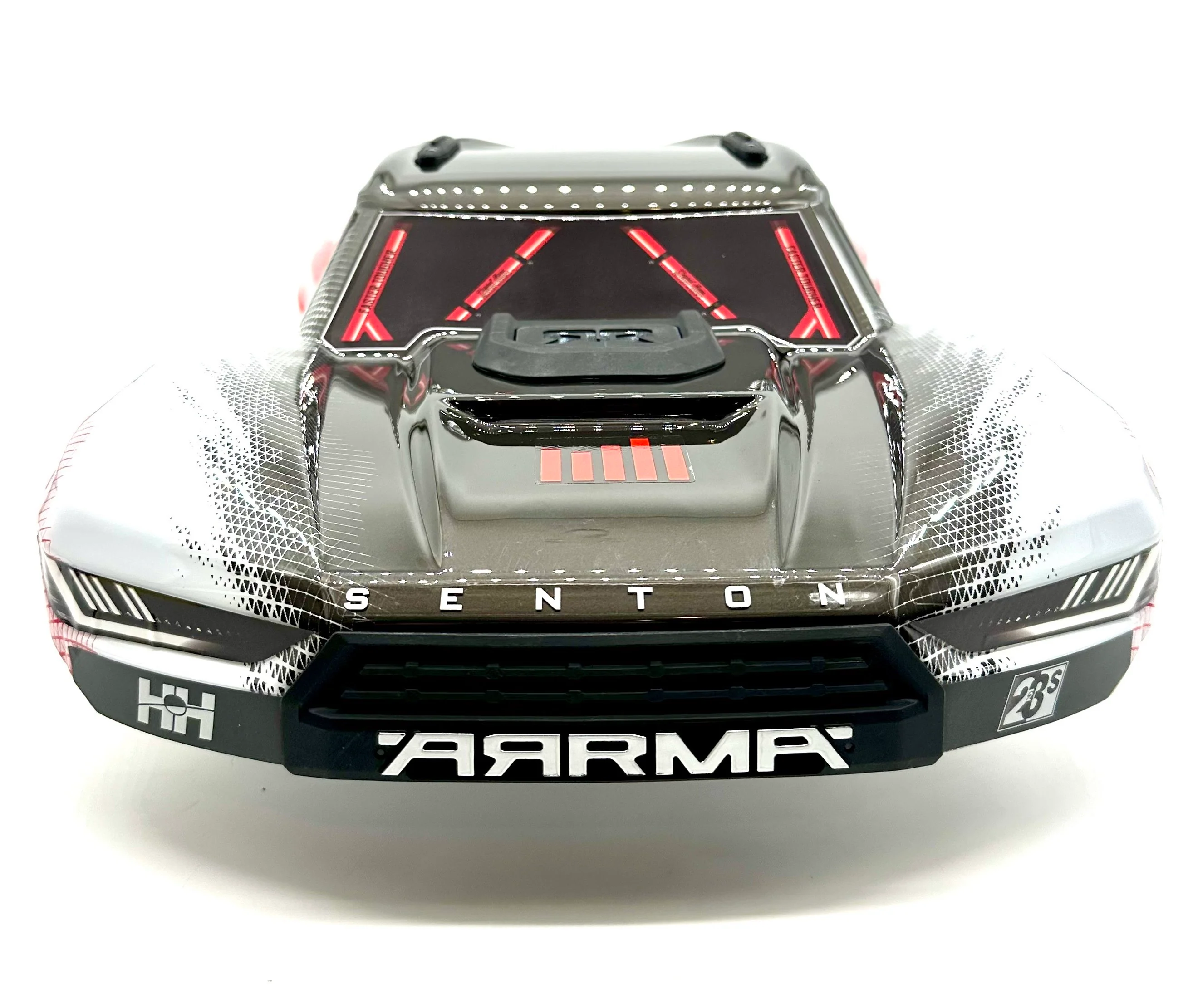 Arrma SENTON 4x4 223s - Body Shell (Red painted clipless ARA4303V4 - Image 2