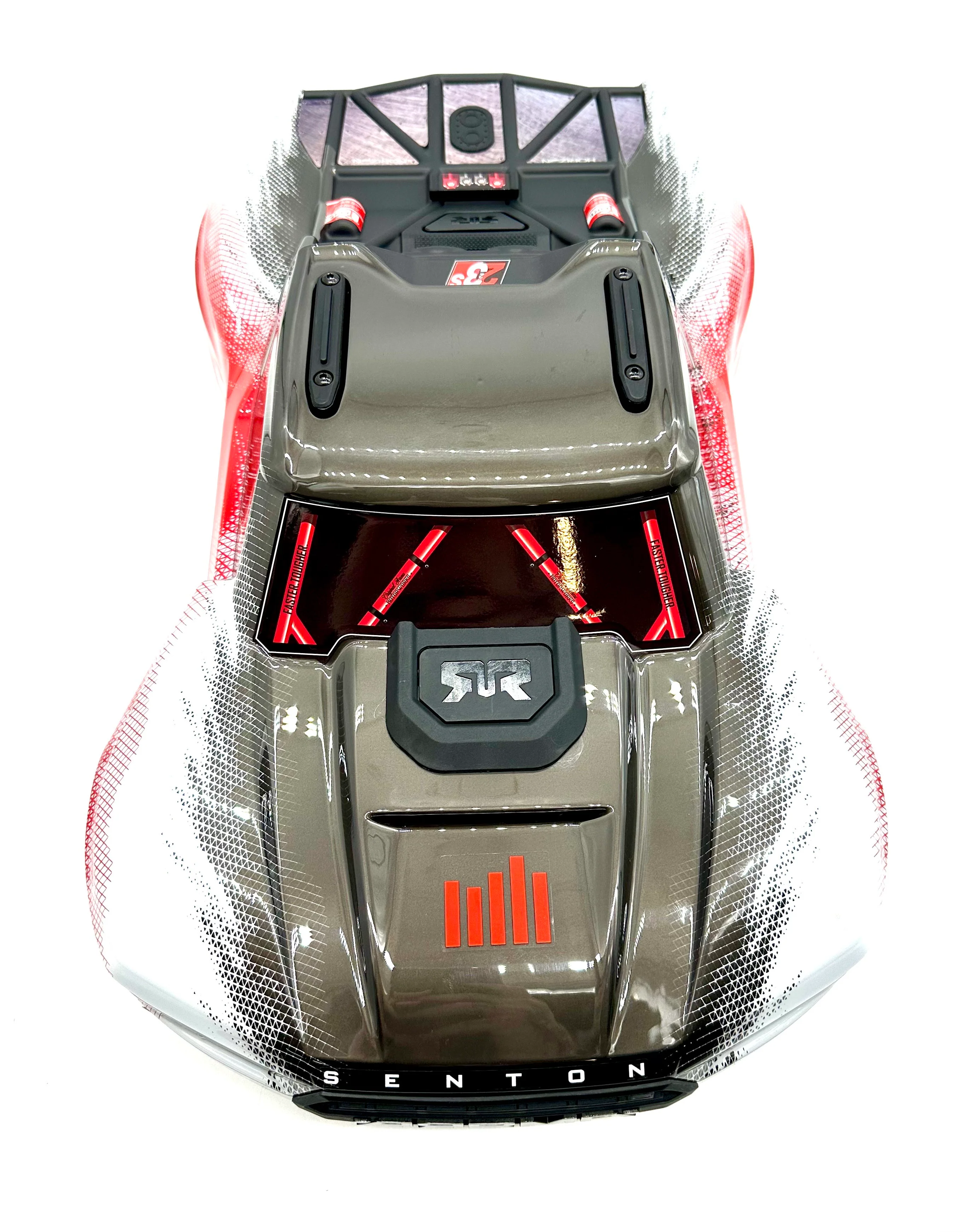 Arrma SENTON 4x4 223s - Body Shell (Red painted clipless ARA4303V4 - Image 4