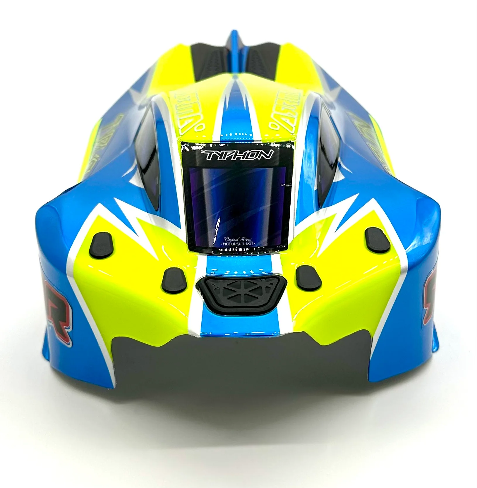 Arrma TYPHON 4x4 223s - Body Shell (Blue painted clipless ARA4306V4) - Image 2