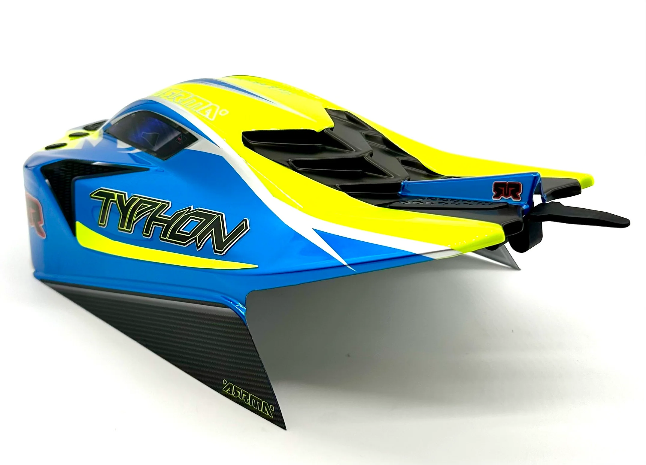 Arrma TYPHON 4x4 223s - Body Shell (Blue painted clipless ARA4306V4) - Image 3