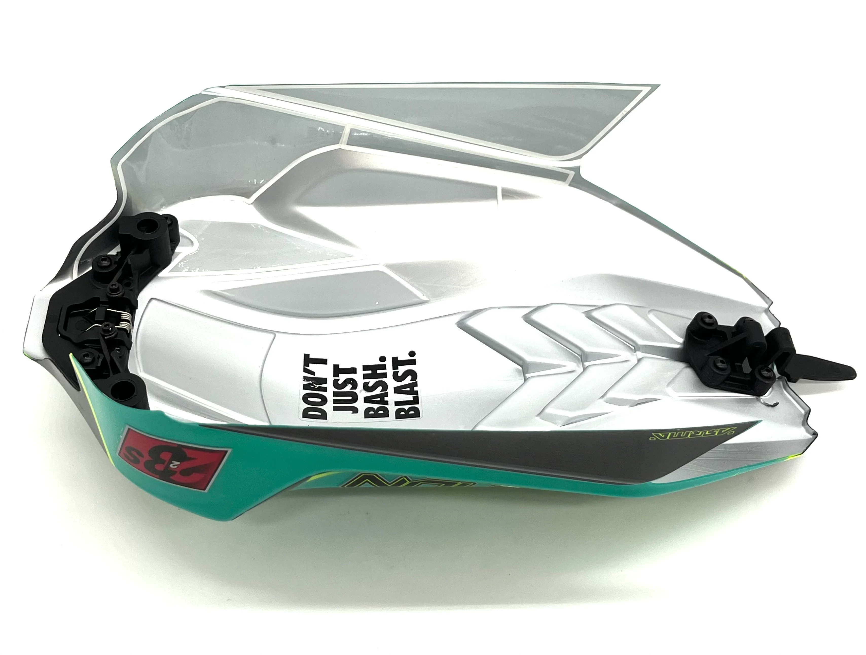 Arrma TYPHON 4x4 223s - Body Shell (Green Teal painted clipless ARA4306V4 - Image 6