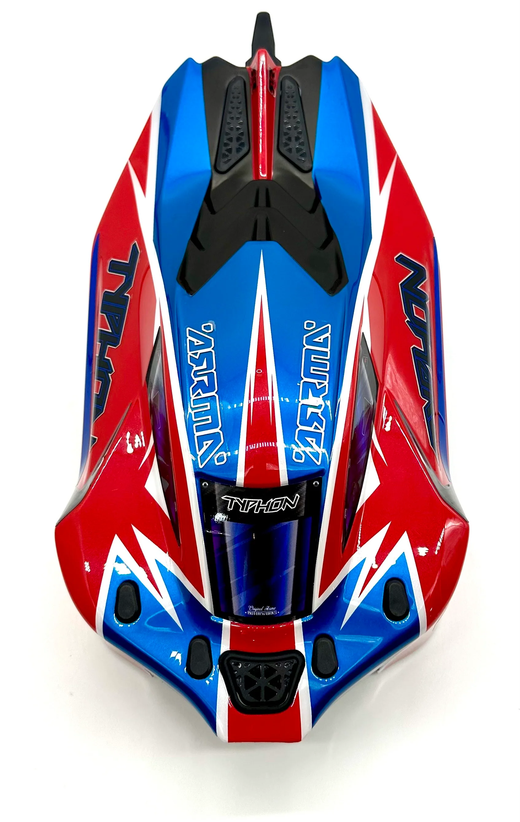 Arrma TYPHON 4x4 223s - Body Shell (Red painted clipless ARA4306V4) - Image 2
