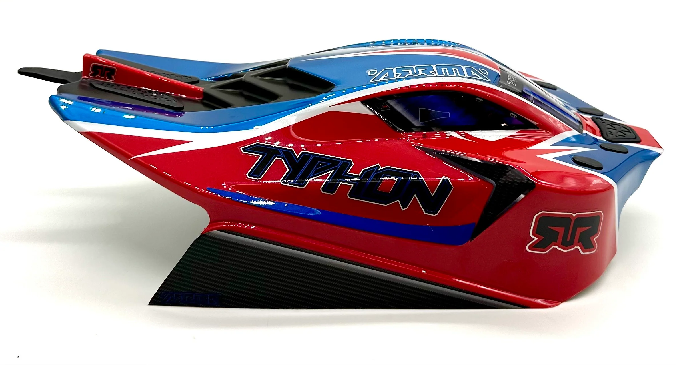 Arrma TYPHON 4x4 223s - Body Shell (Red painted clipless ARA4306V4) - Image 5