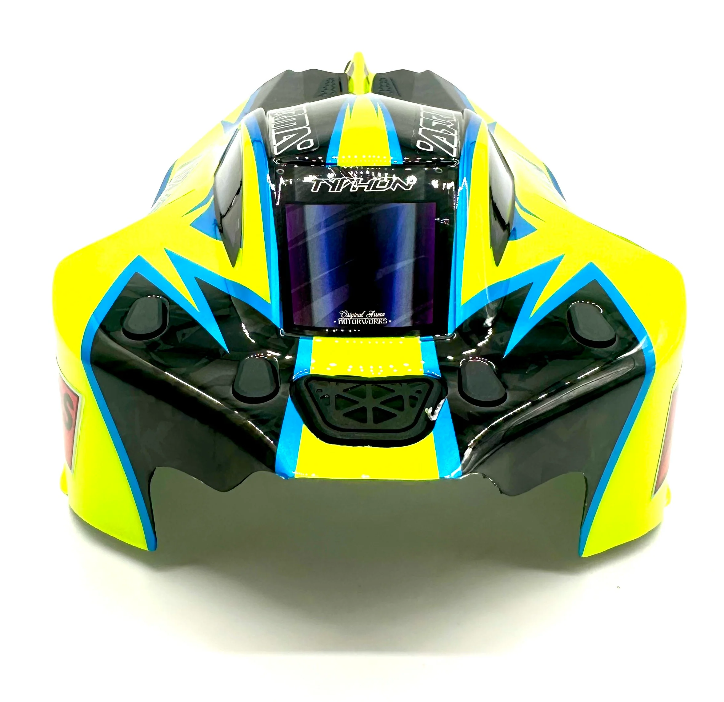 Arrma TYPHON 4x4 223s - Body Shell (Yellow painted clipless ARA4306V4 - Image 3