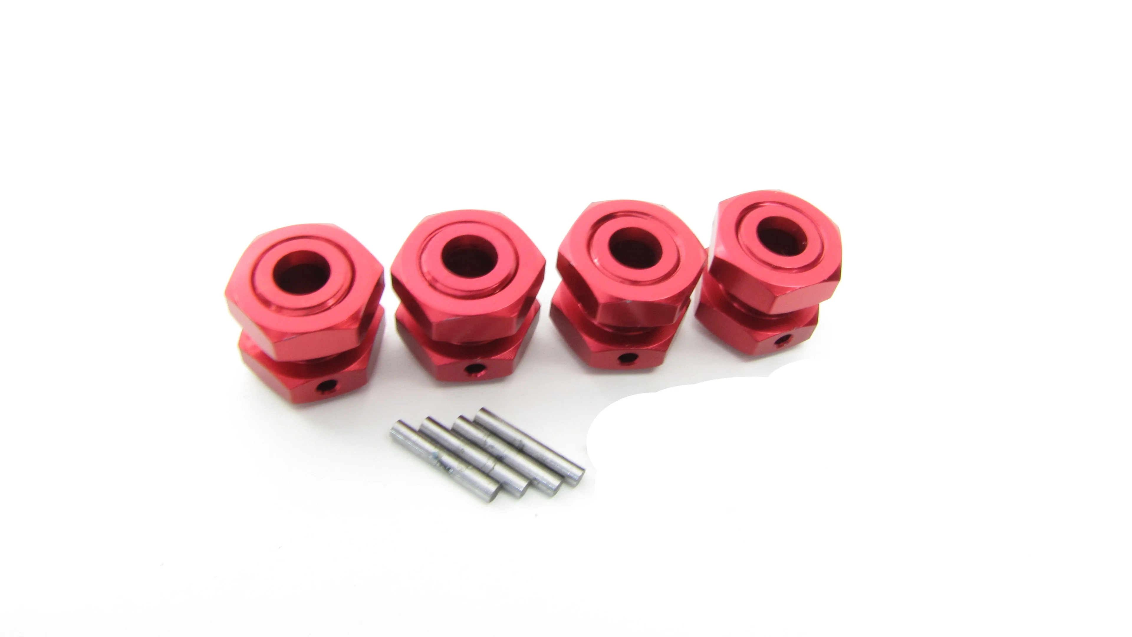 Arrma TYPHON 4x4 3s BLX - 17mm RED Aluminum wheel HEX HUBS Nuts ARA4306V3 - Image 3