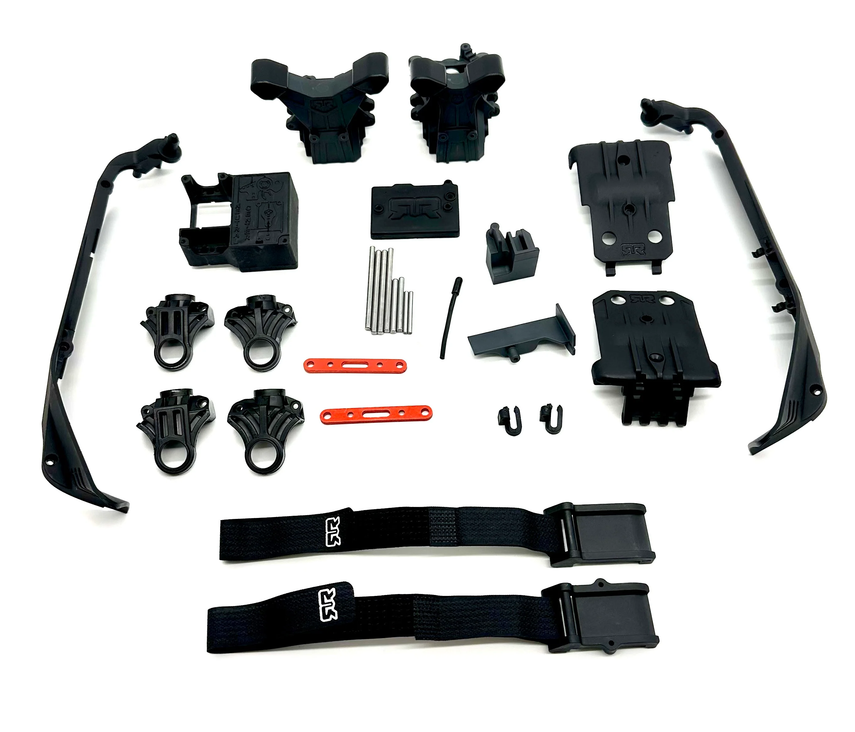 Arrma TYPHON 4x4 223s - Side Guards (Body Mounts, Straps Towers hinge pins Bulkhead) ARA4306V4 - Image 3