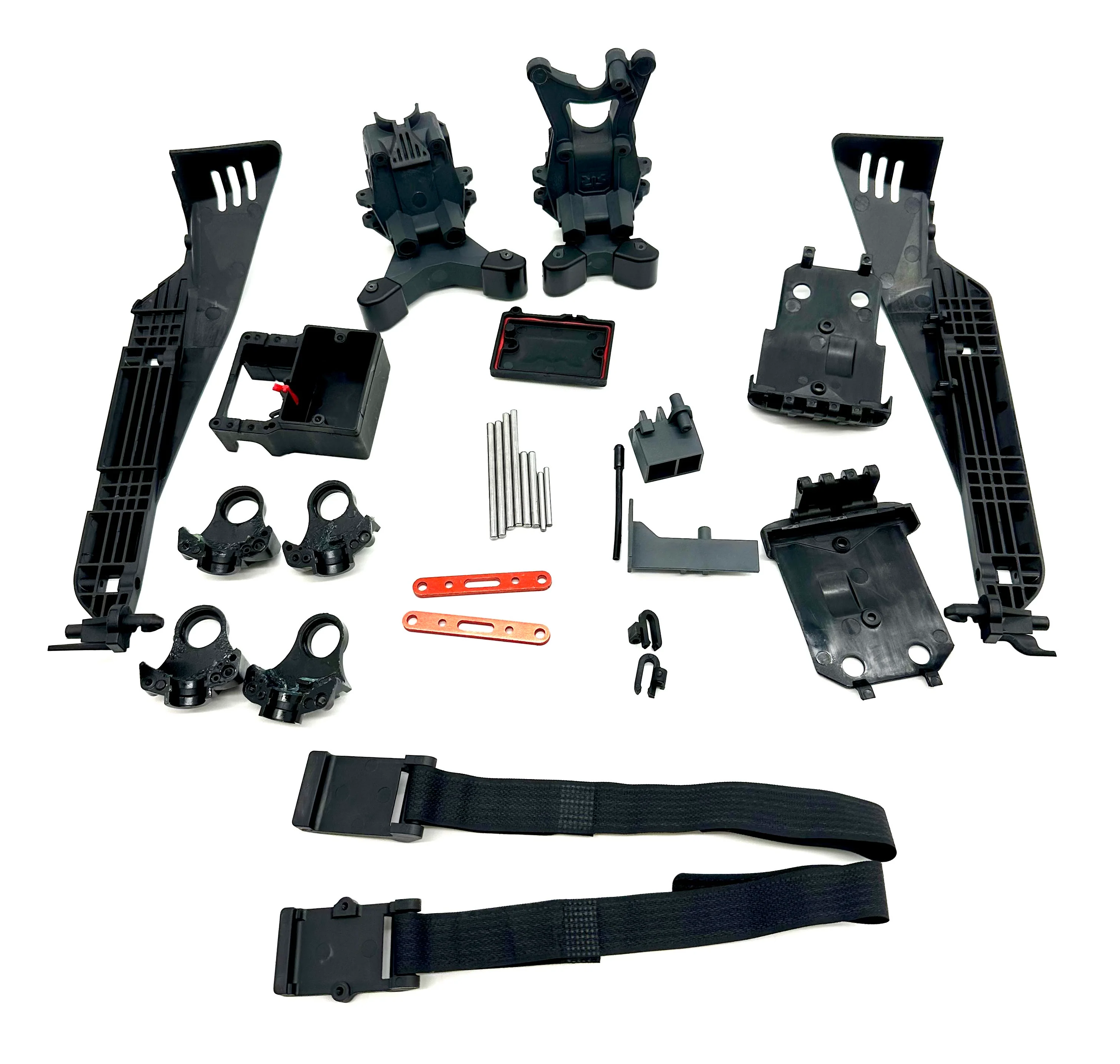 Arrma TYPHON 4x4 223s - Side Guards (Body Mounts, Straps Towers hinge pins Bulkhead) ARA4306V4 - Image 5