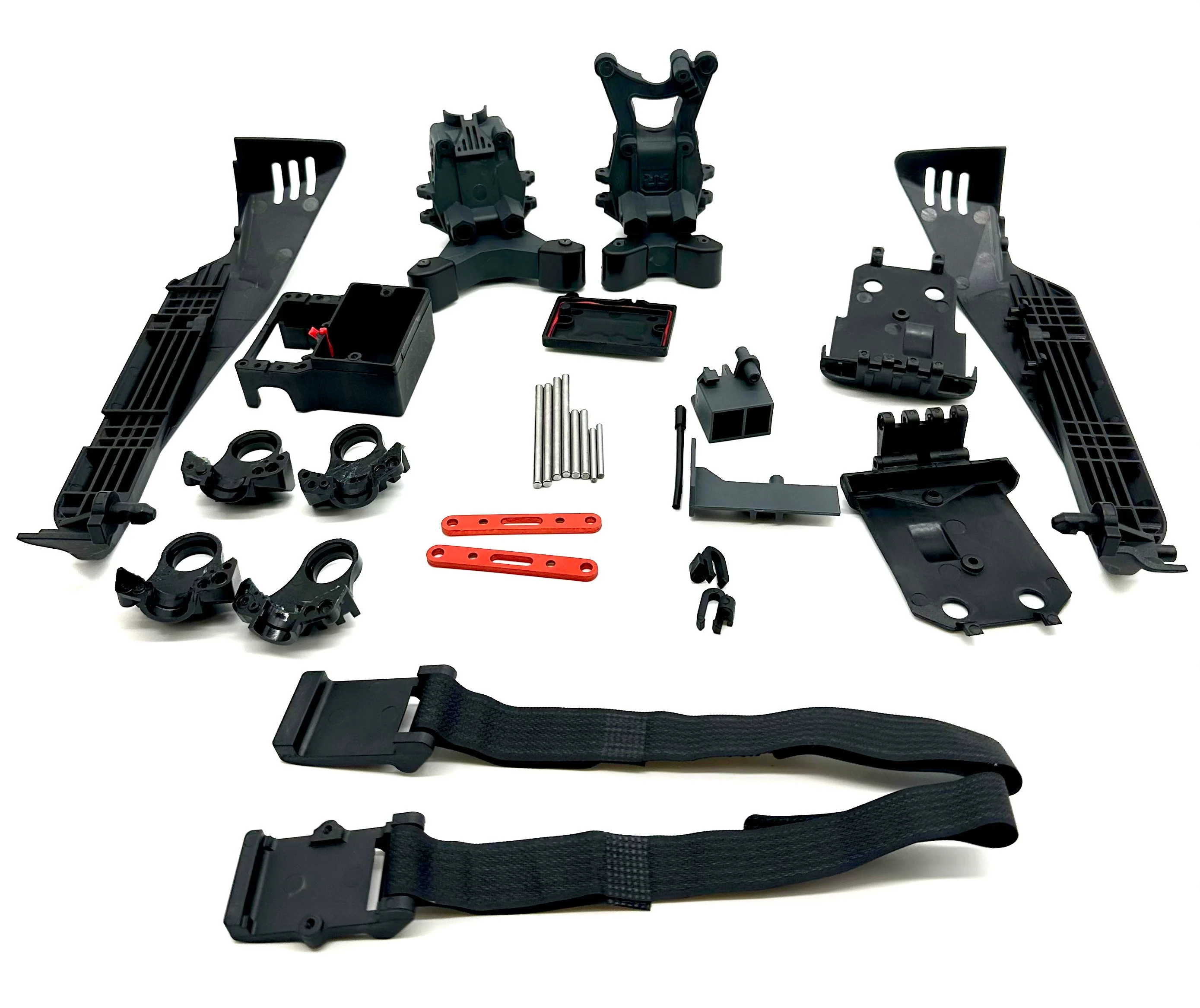 Arrma TYPHON 4x4 223s - Side Guards (Body Mounts, Straps Towers hinge pins Bulkhead) ARA4306V4 - Image 6