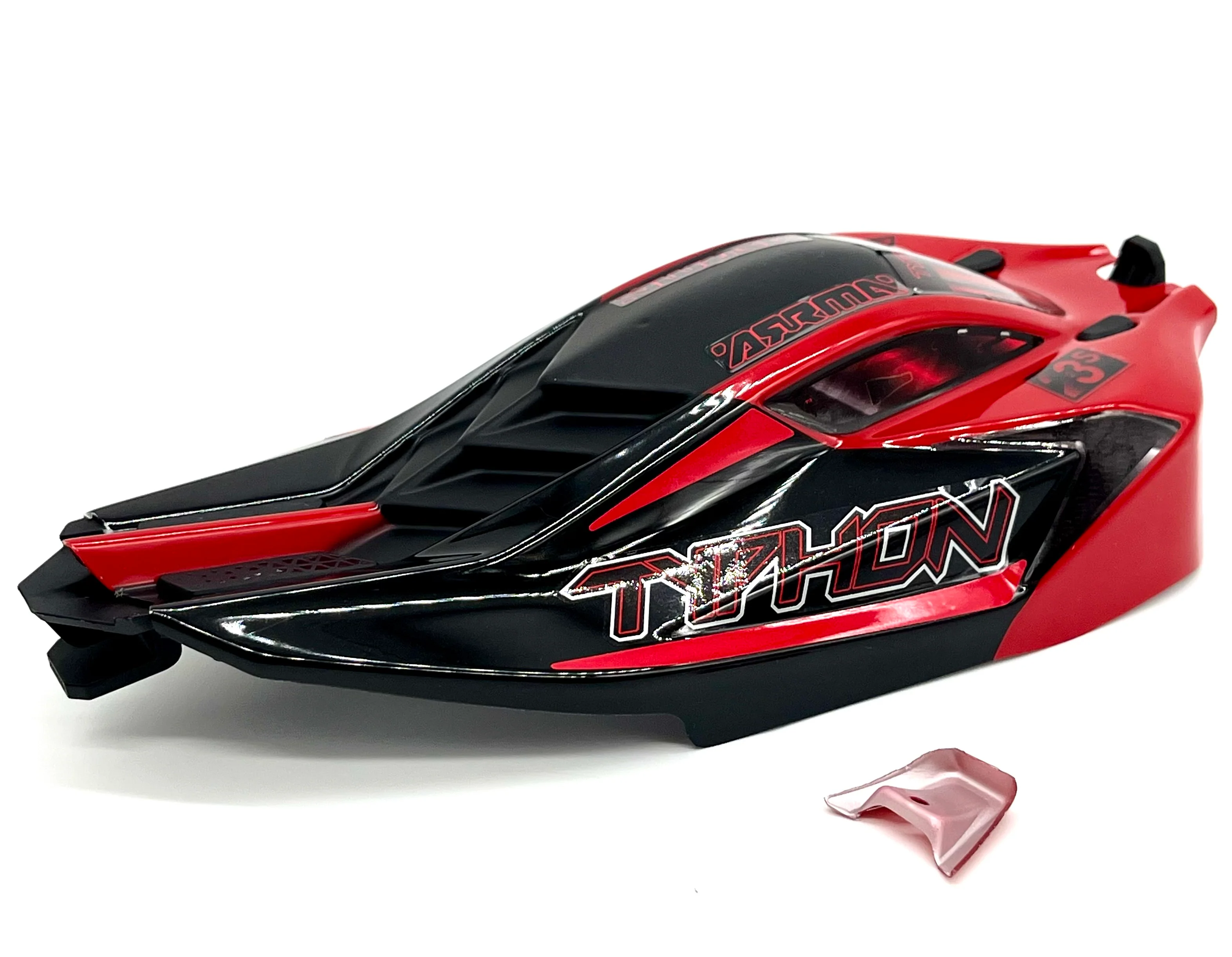 Arrma TYPHON GROM BLX - Body Shell (RED) ARA-1561 cover ARA2306 - Image 3