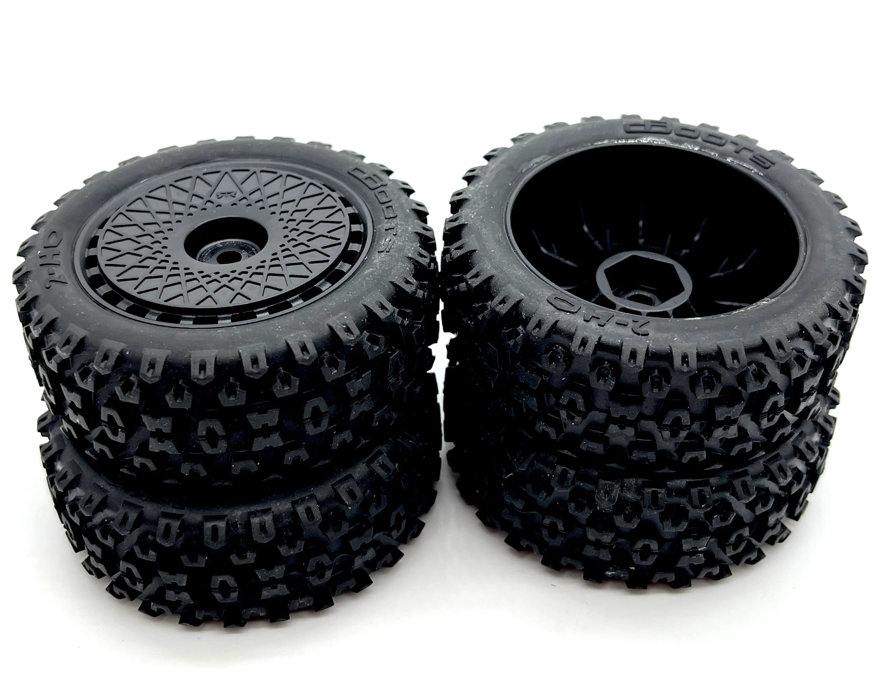 Arrma TYPHON GROM BLX - Wheels & Tires (set of 4) 2-ho dboots ARA2306 - Image 2