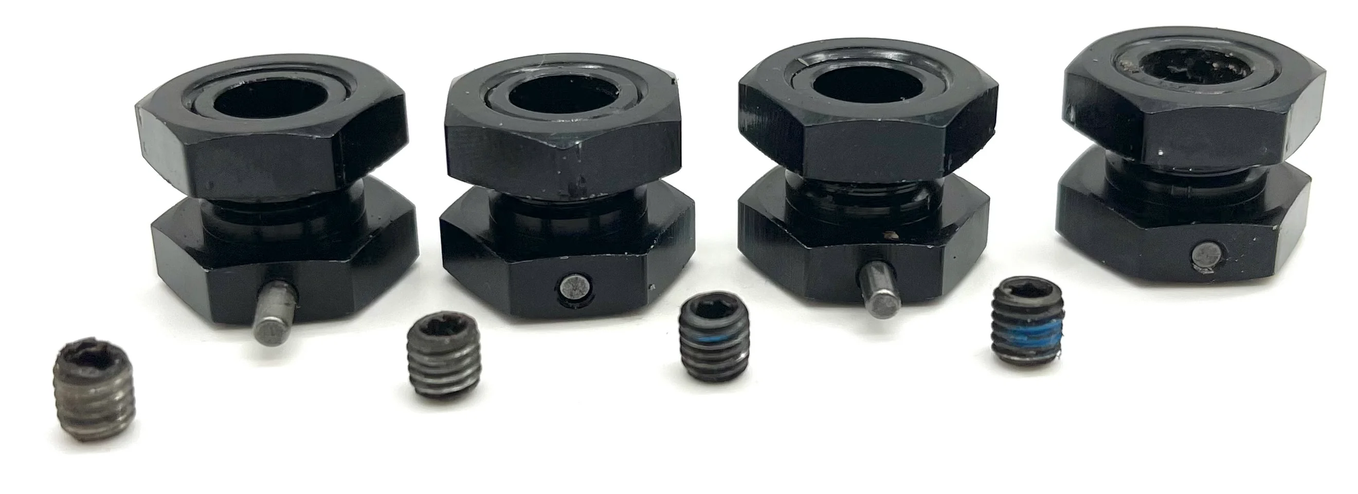 Arrma Typhon TLR - 17mm HEX HUBS (6s Adaptors Wheel black nuts ARA8406 - Image 3