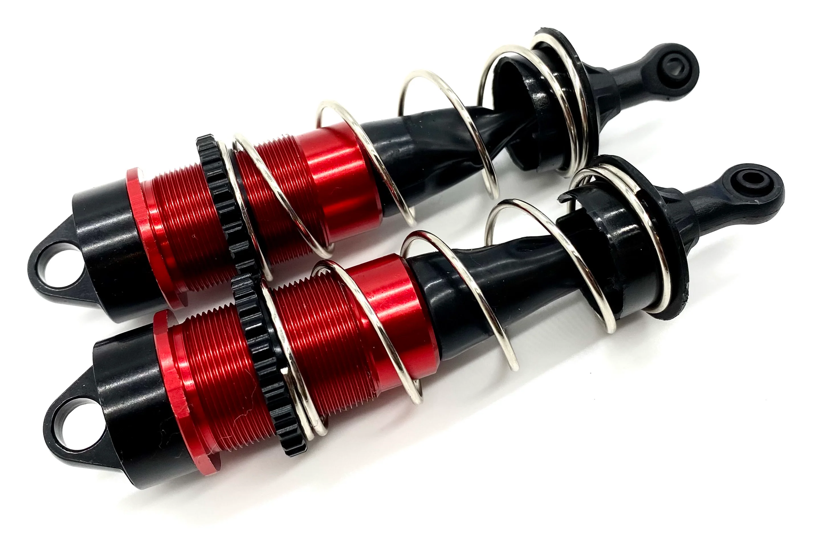 Arrma TYPHON 6s V5 BLX - Front Shocks (Assembled Dampers & Springs red ARA8606V5 - Image 2
