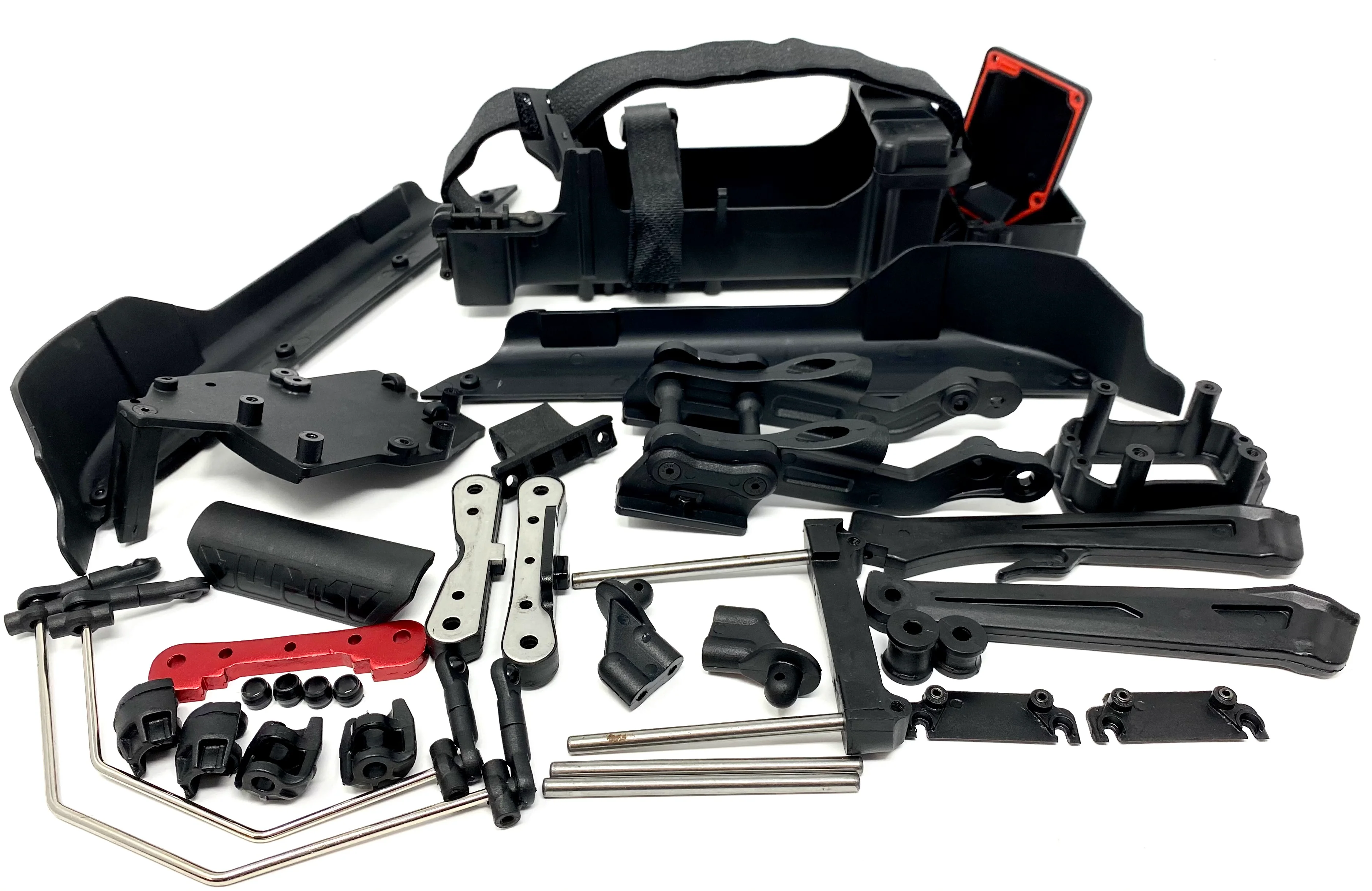 Arrma TYPHON 6s V5 BLX - Side Guards, Battery Tray, Roll Tower wing mount ARA8606V5 - Image 2