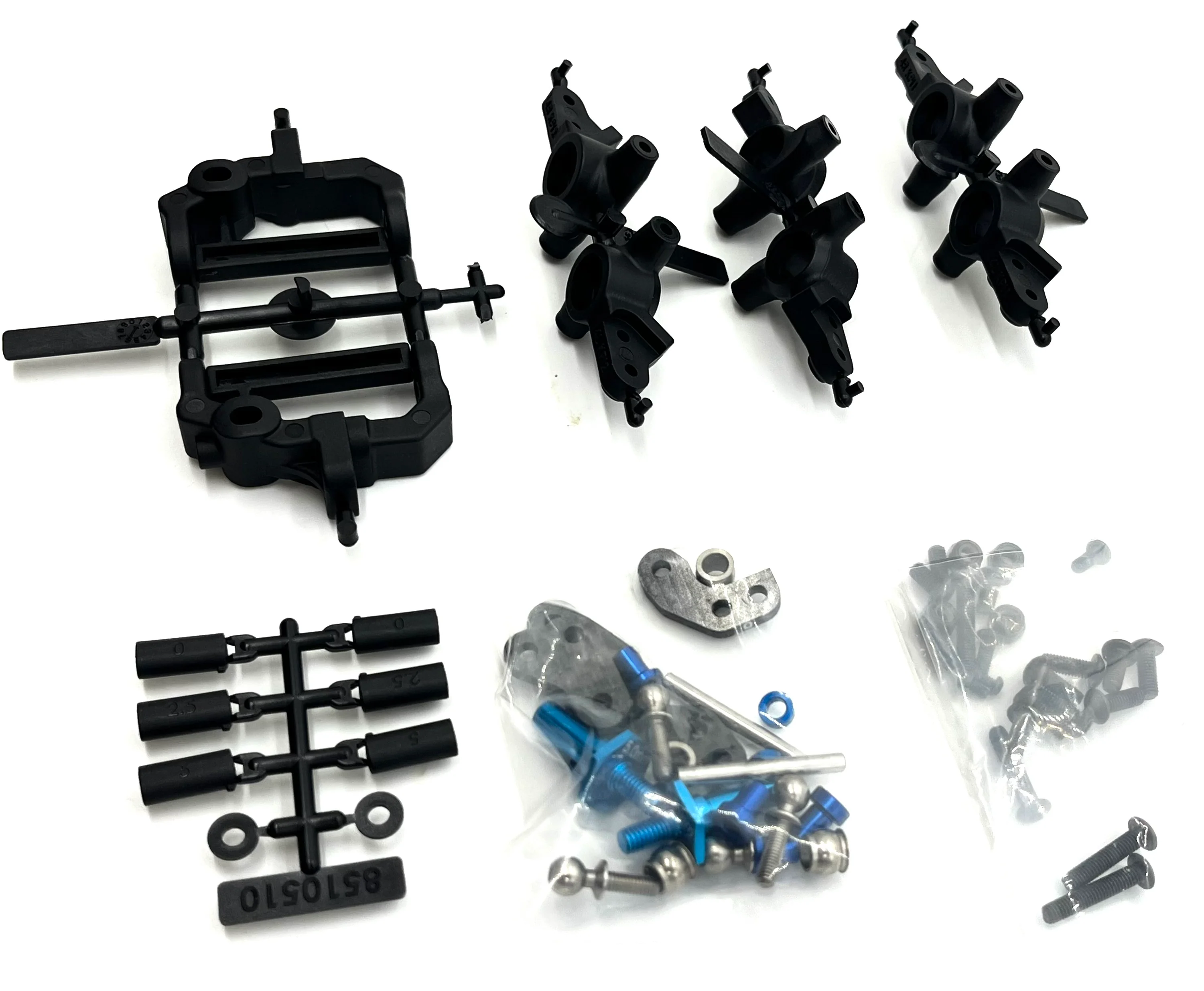 Associated RC10B7D BAG 3 - BLOCKS, caster and steering, axles and bearings ASC90042 - Image 2