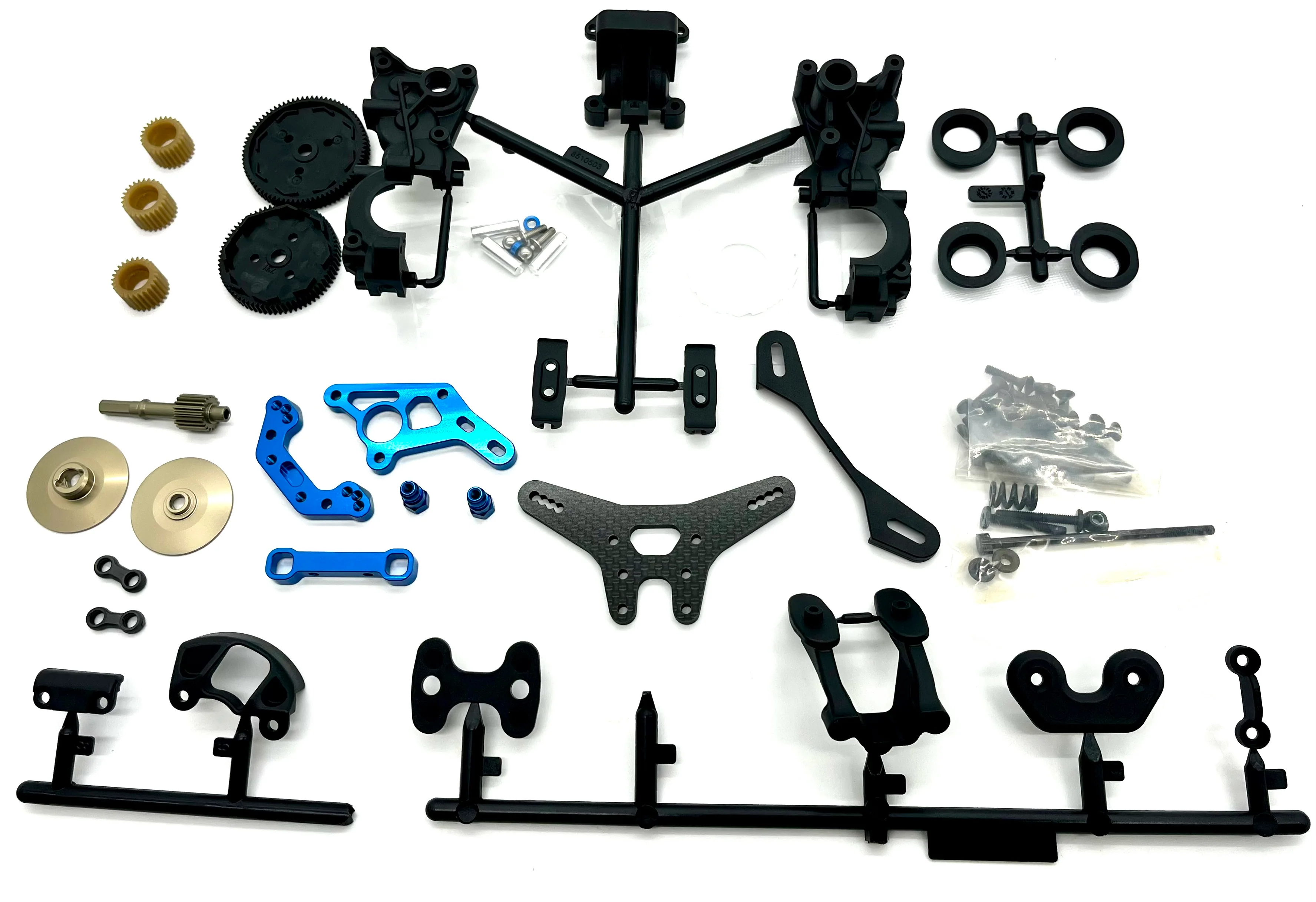 Associated RC10B7D BAG 6 - GEARBOX, motor mount, diff bearings ASC90042