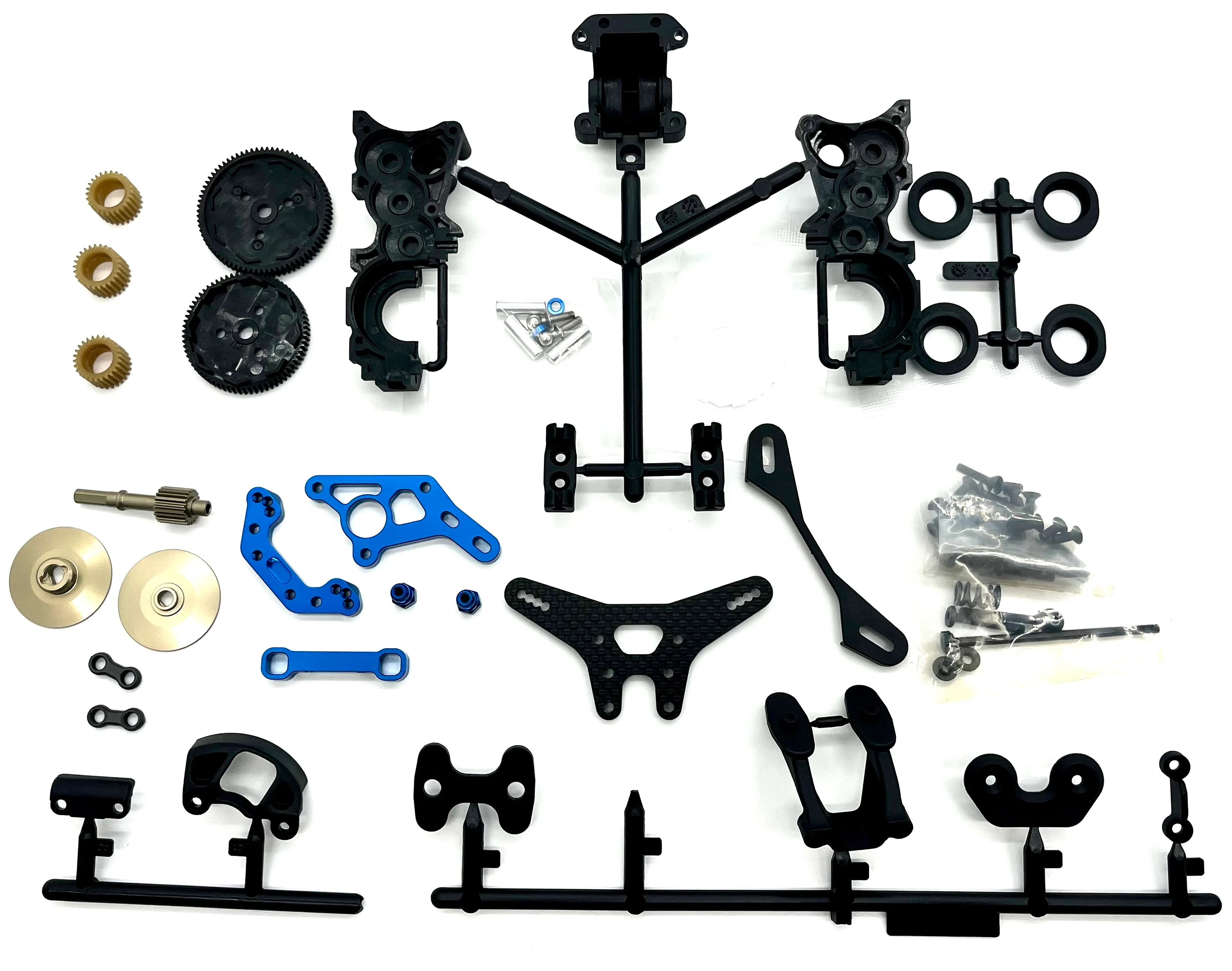 Associated RC10B7D BAG 6 - GEARBOX, motor mount, diff bearings ASC90042 - Image 2