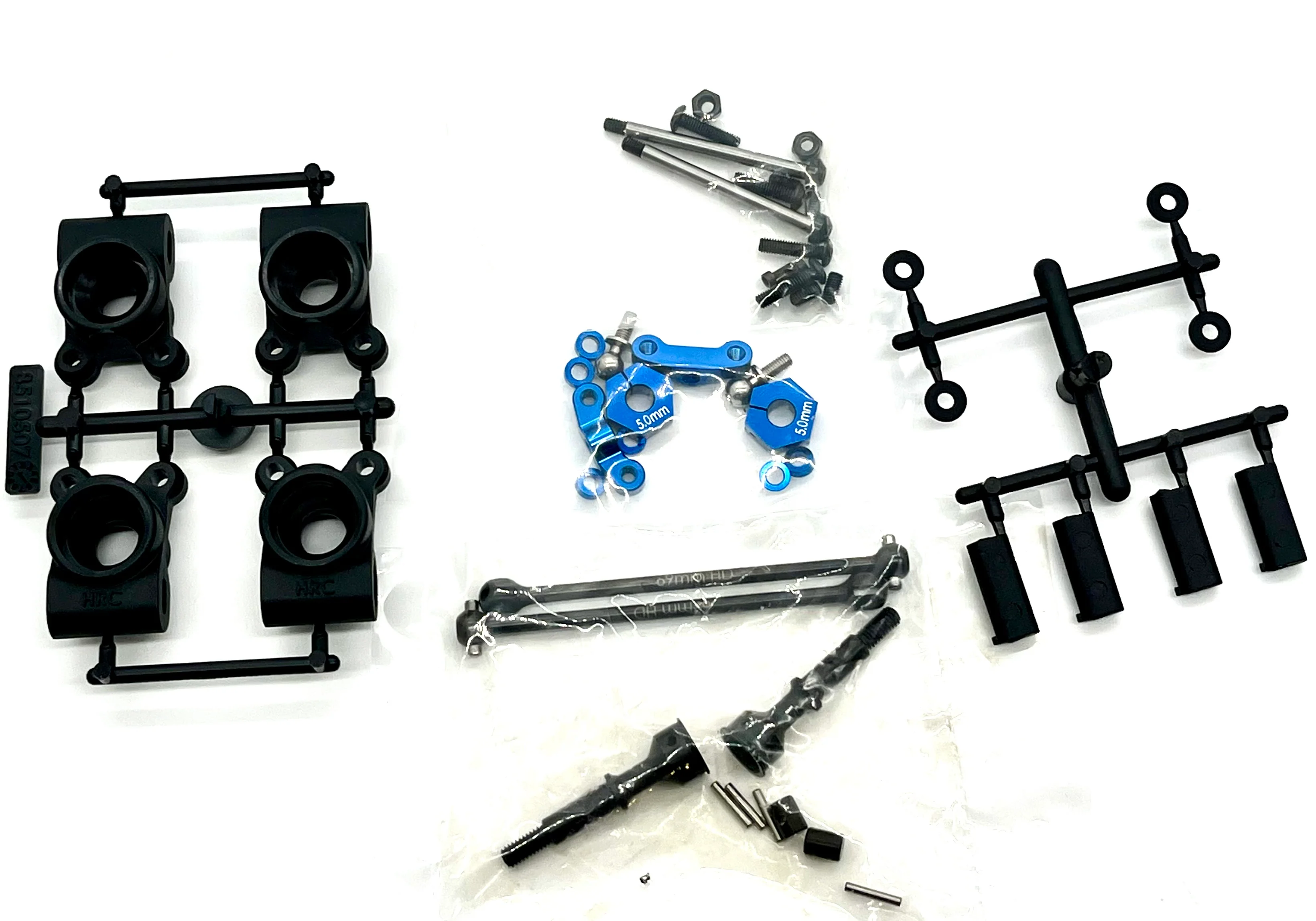Associated RC10B7D BAG 7 - REAR HUBS, bearings, hinge pins and hex ASC90042 - Image 2