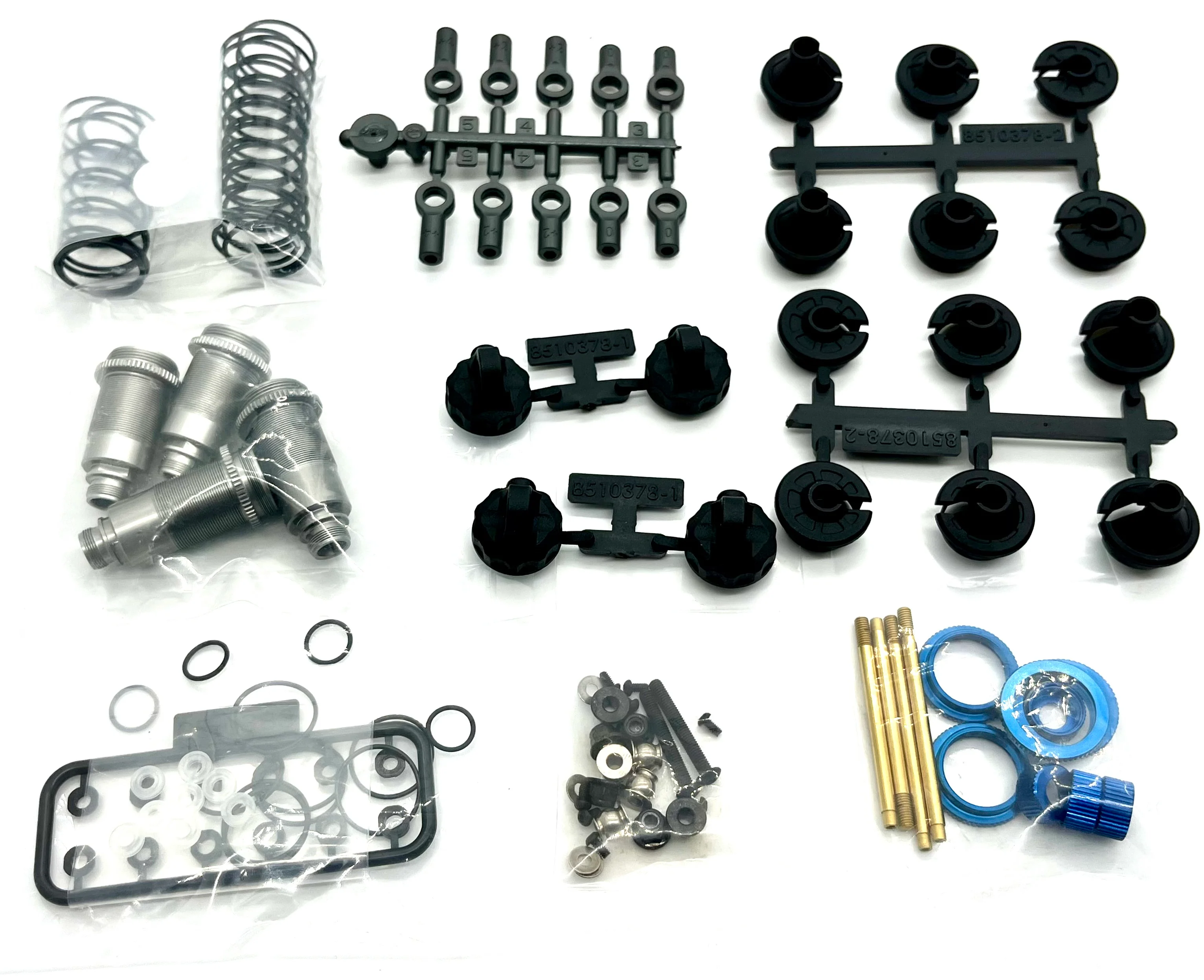 Associated RC10B7D BAG 9 - SHOCKS F&R (dampers pistons shafts w/springs ASC90042
