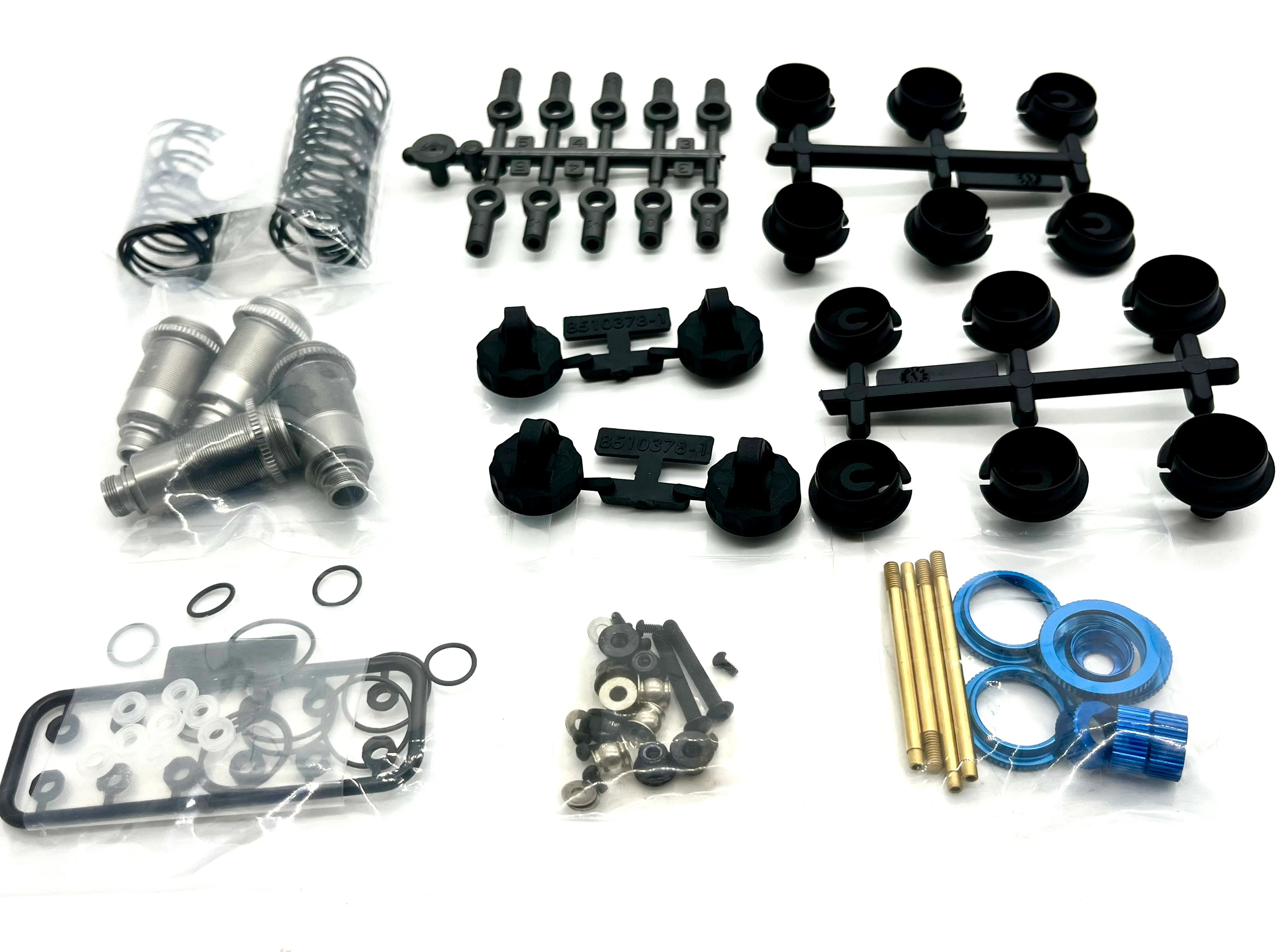 Associated RC10B7D BAG 9 - SHOCKS F&R (dampers pistons shafts w/springs ASC90042 - Image 2