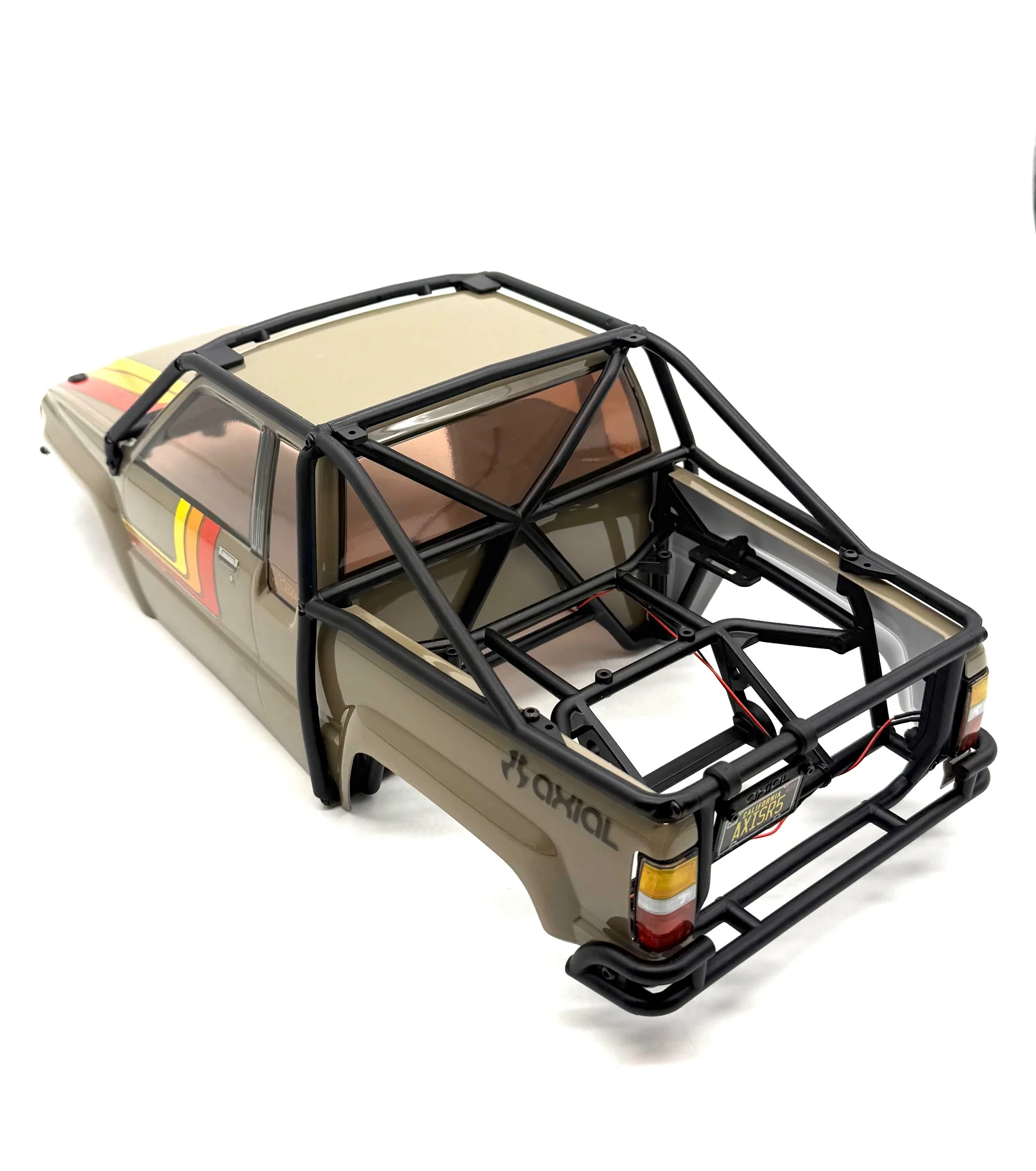 Axial SCX-10 III SR5 BODY, painted w/rollcage and trim (TAN) AXI-2062 - Image 6