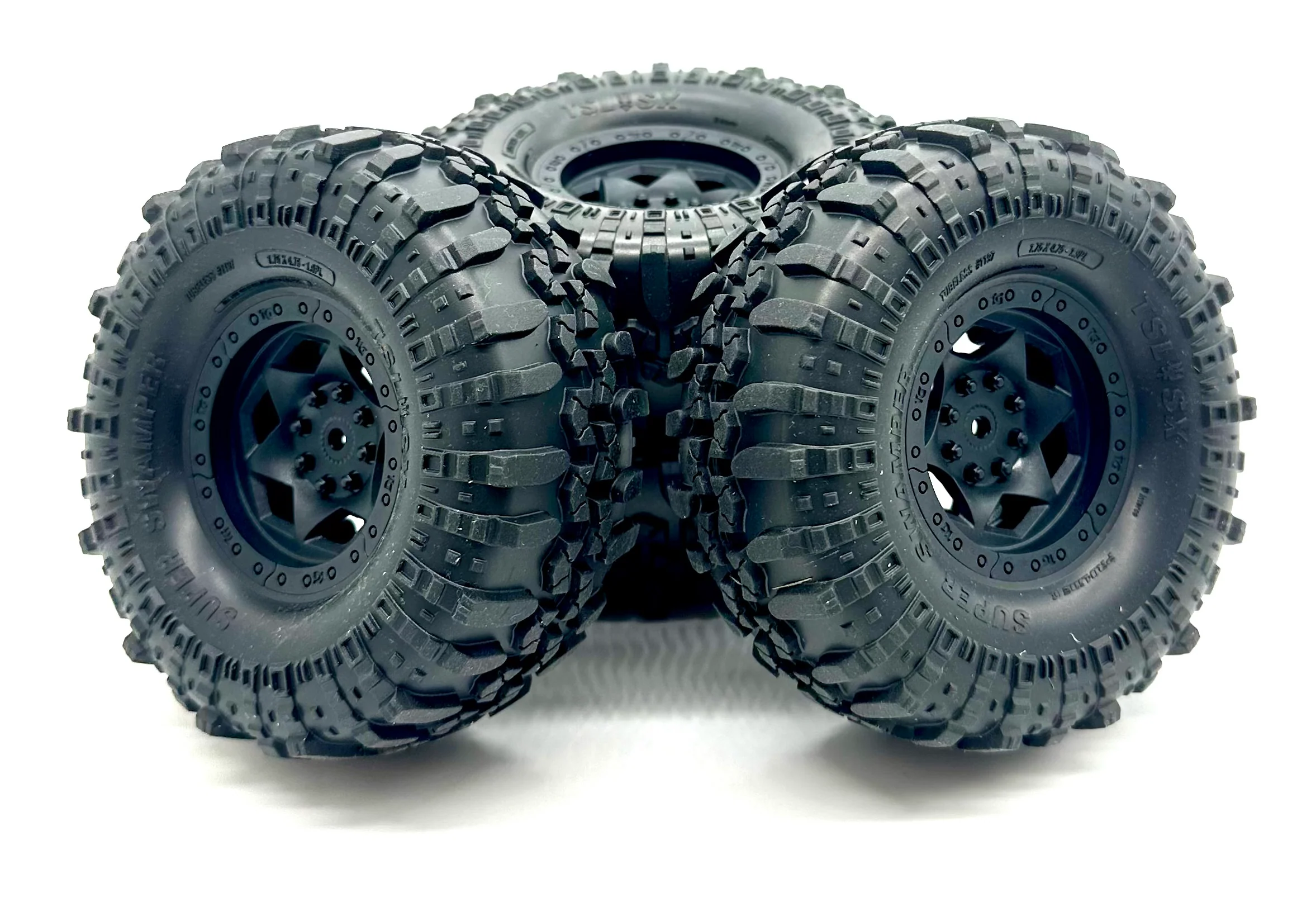 Axial SCX-10 III SR5 TIRES (black), Interco Super Swamper XL Tires mounted AXI-2062 - Image 2