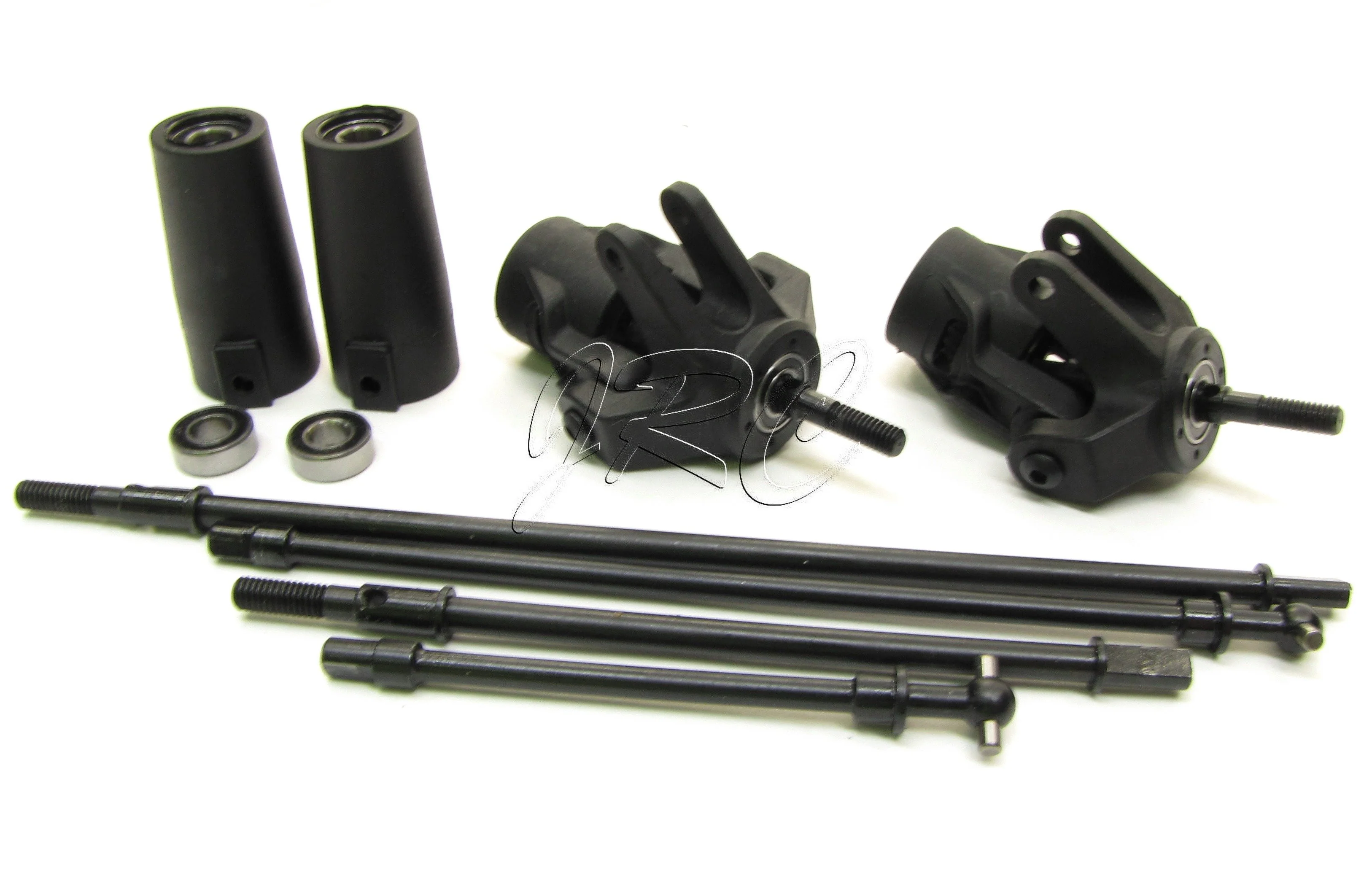 Axial SMT10 Grave Digger AXLES & KNUCKLES driveshafts Dogbone wraith AXI03019 - Image 2