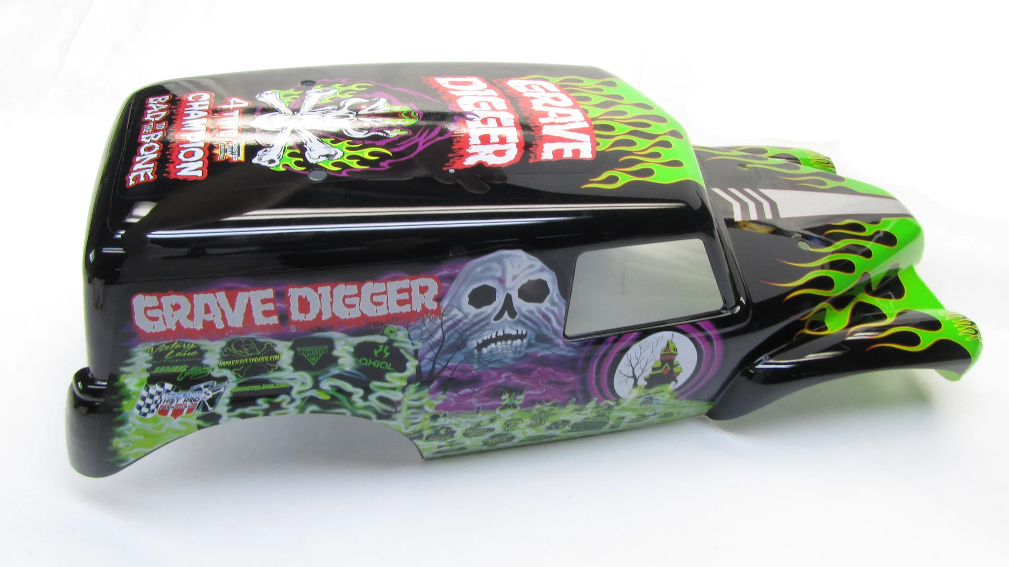 Axial SMT10 Grave Digger Painted GREEN BODY shell monster truck AX31459 AXI03019 - Image 4