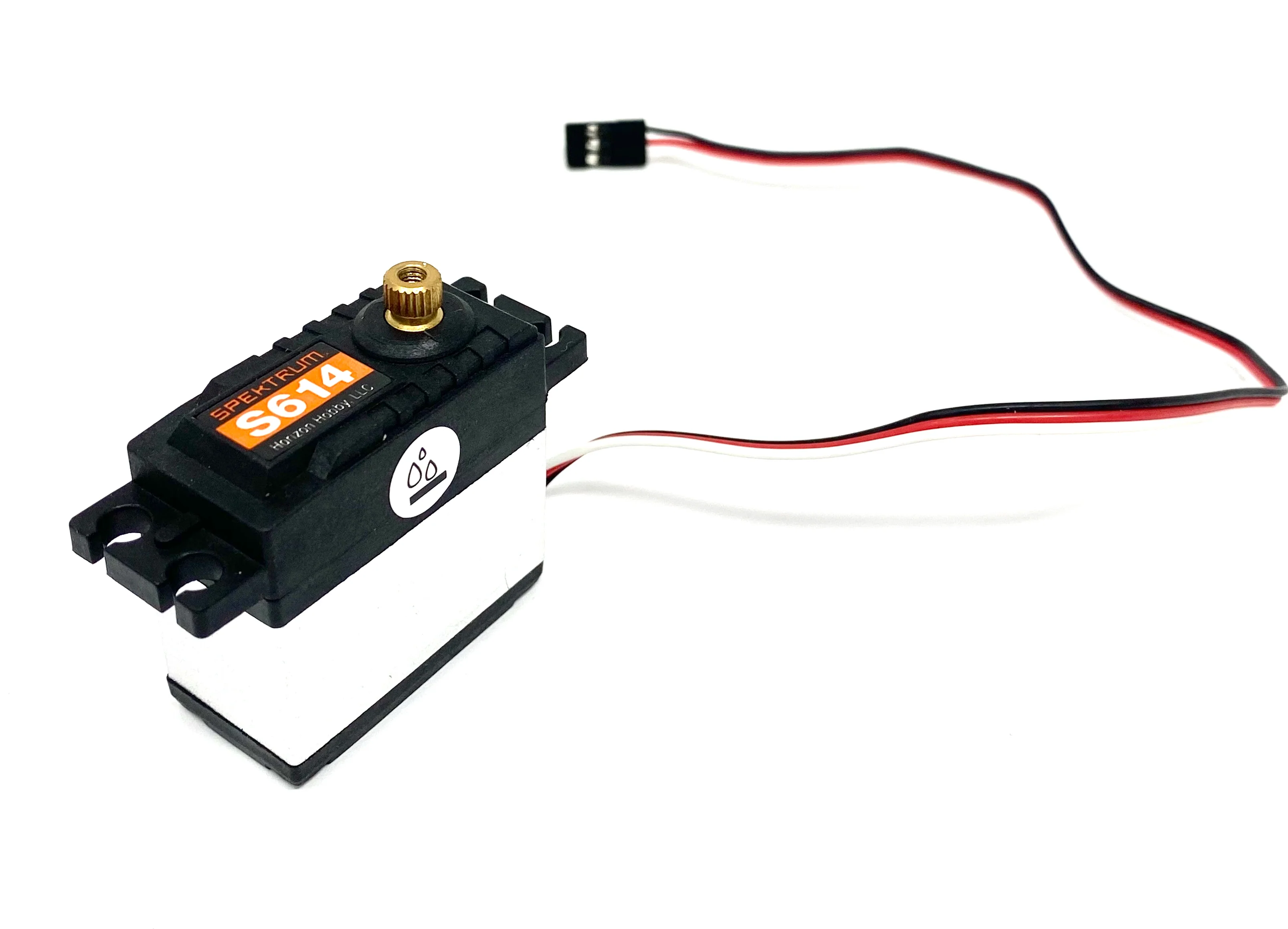 Axial SMT10 Grave Digger Steering SERVO S614 metal gear WP Spektrum AXI03019 - Image 3