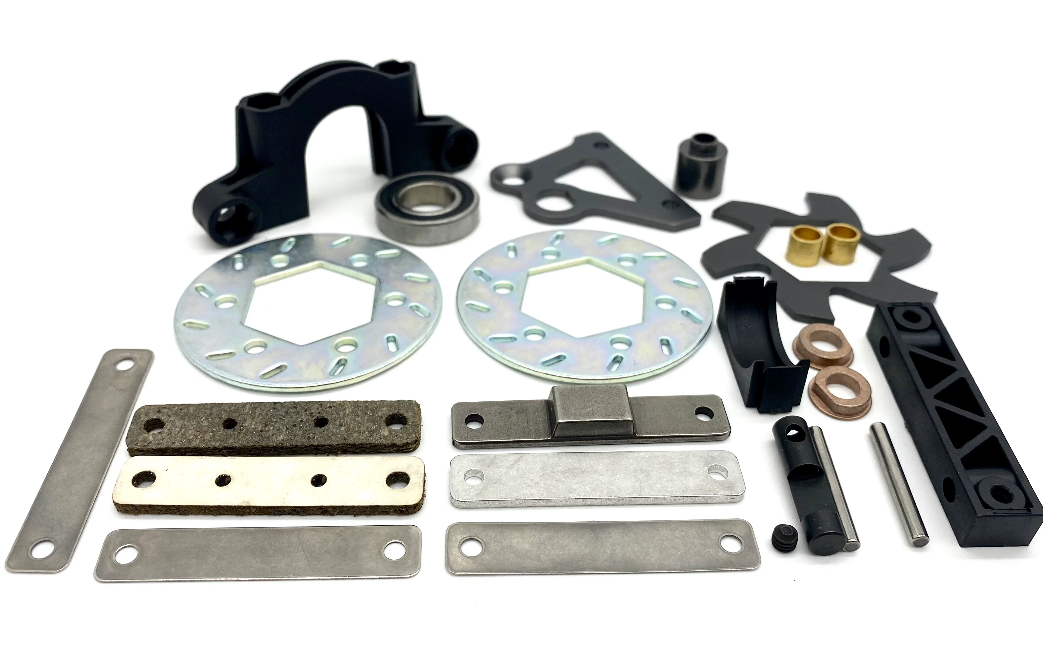 BAJA 5B SBK GAS - BRAKE SET 87456 87424 (disc anodized pads) HPI 160323