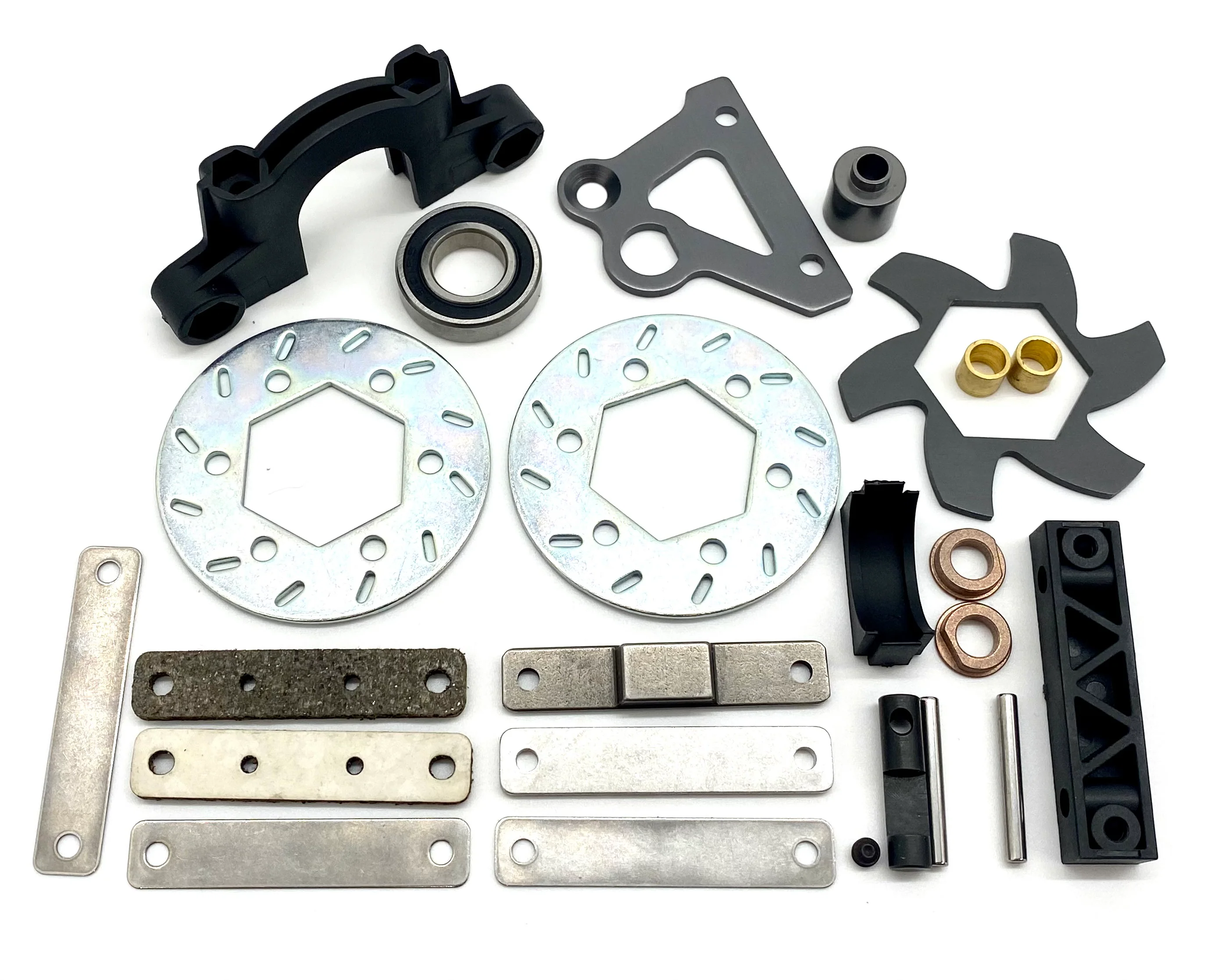 BAJA 5B SBK GAS - BRAKE SET 87456 87424 (disc anodized pads) HPI 160323 - Image 2