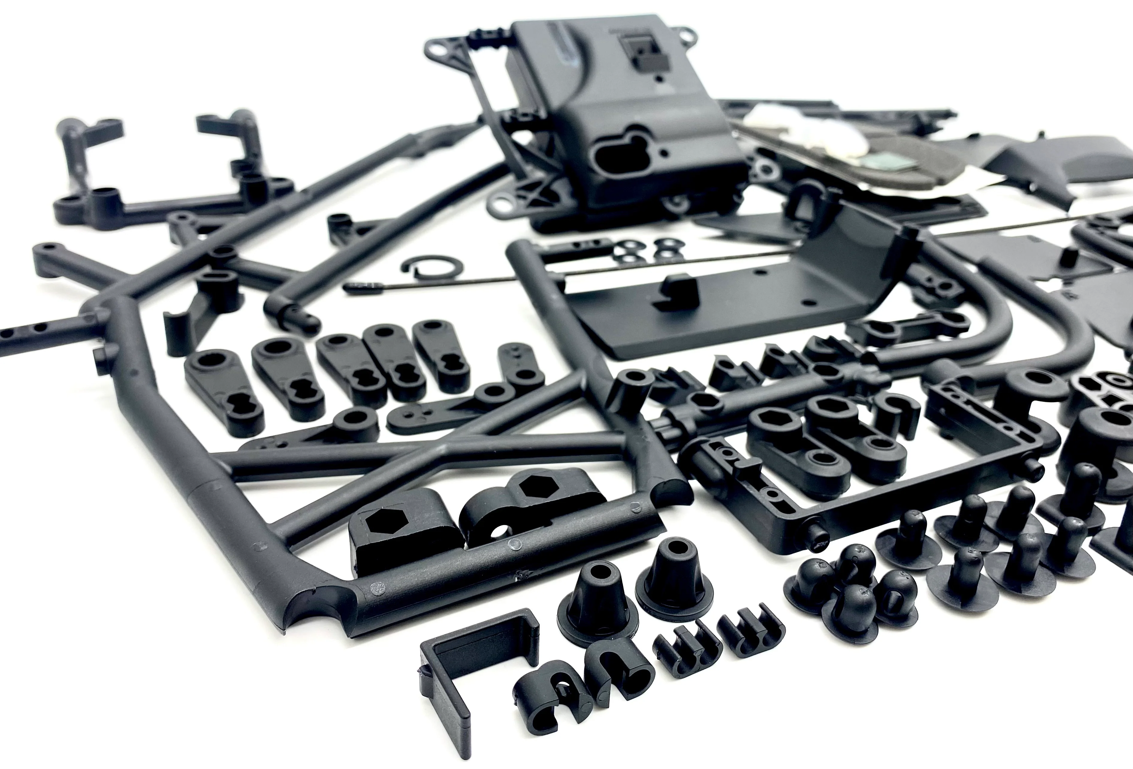 BAJA 5B SBK GAS - HUGE PLASTIC PARTS Lot (Roll Cage, boxes) HPI 160323 - Image 3