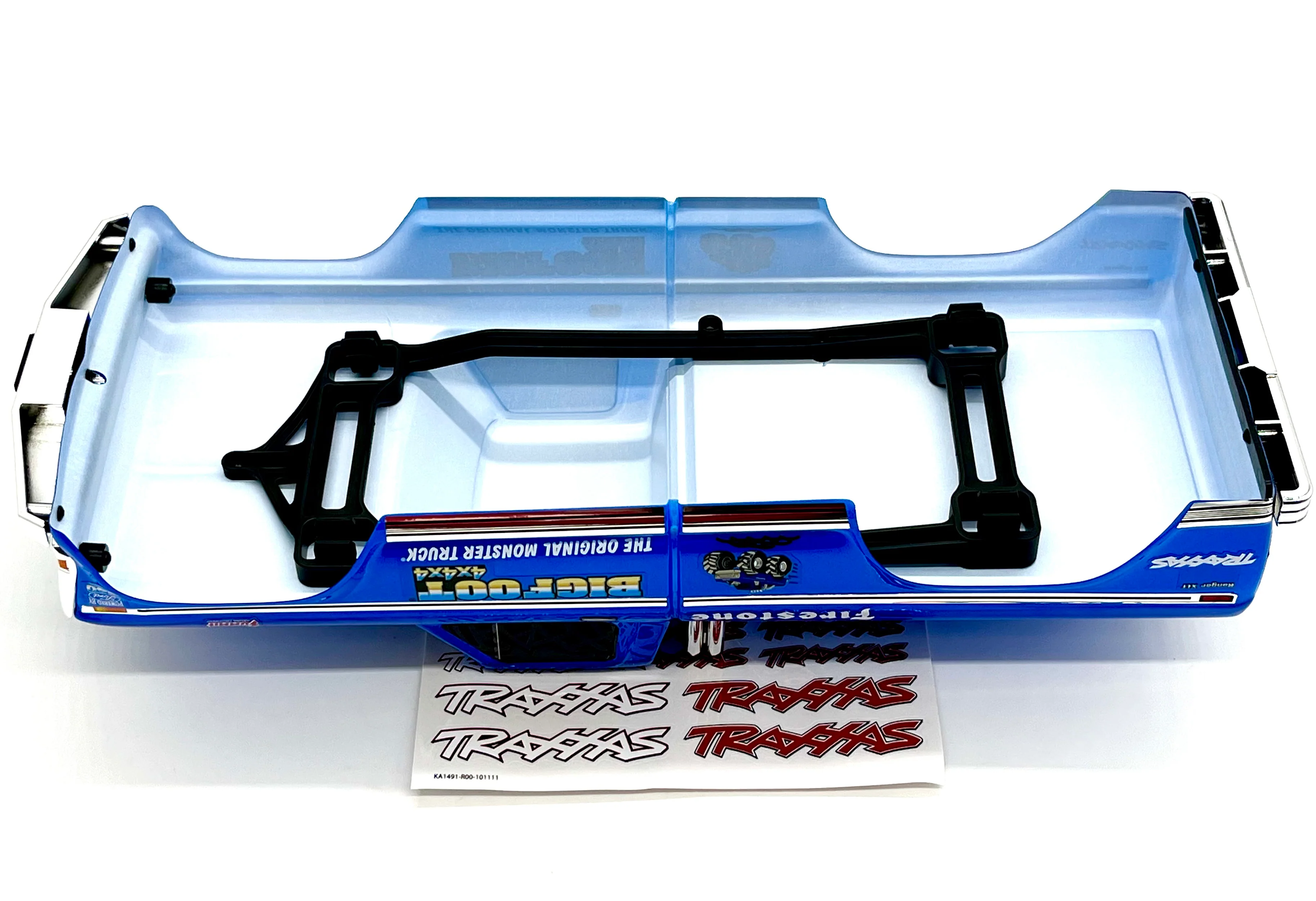 BIGFOOT BL-2S Clipless Body Original BLUE BODY cover Shell & decals (1/10 36334-4 - Image 4